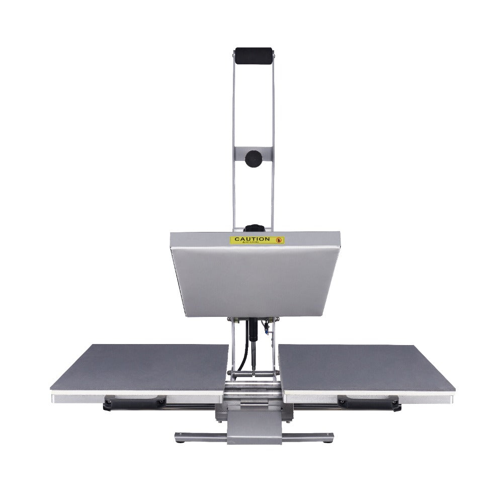 Professional clamshell heat press machine with dual platens for Tshirt printing