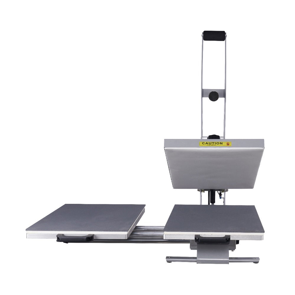 Professional x inch heat press machine with sliding drawers for easy tshirt application