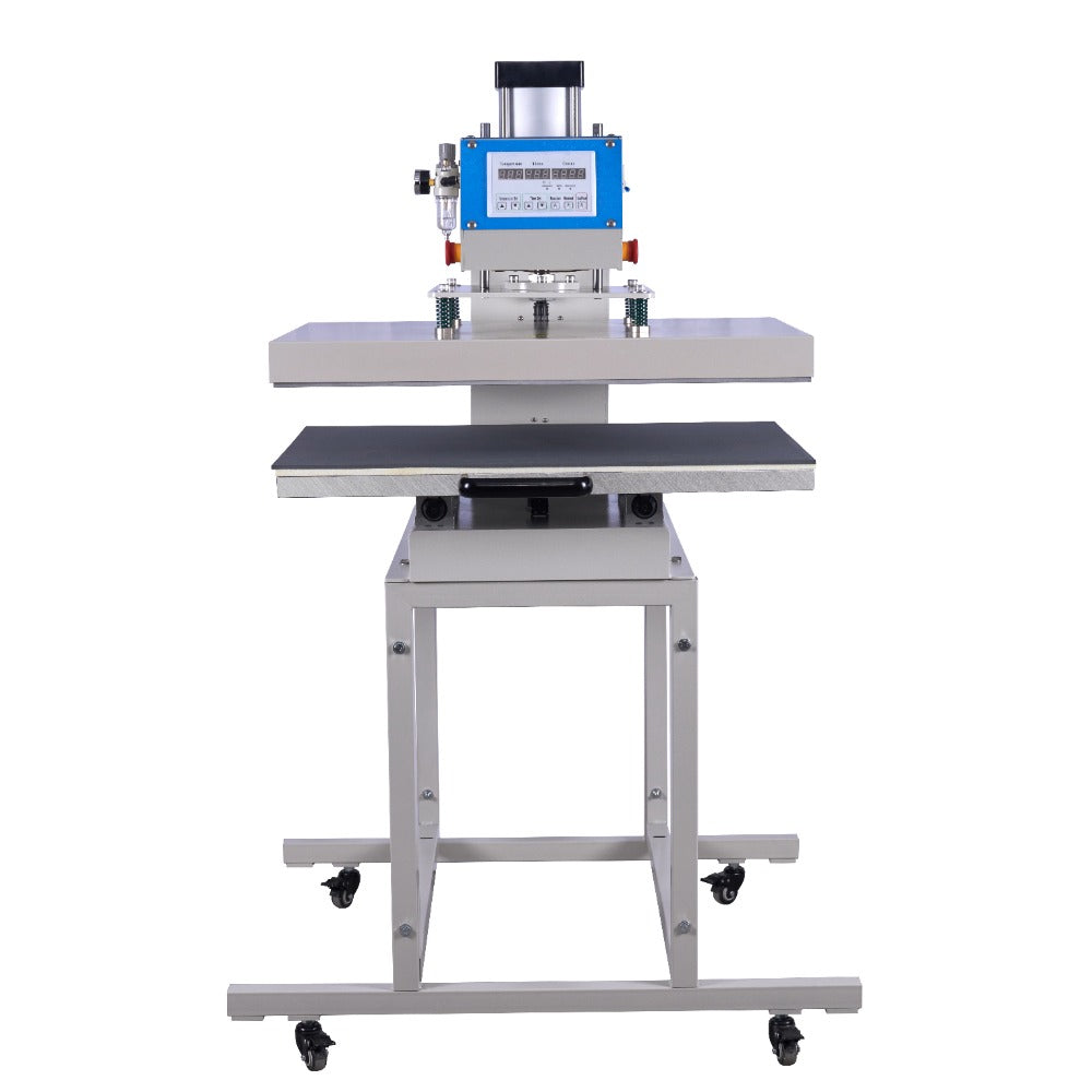 Pneumatic heat press machine with digital display for Tshirt printing applications
