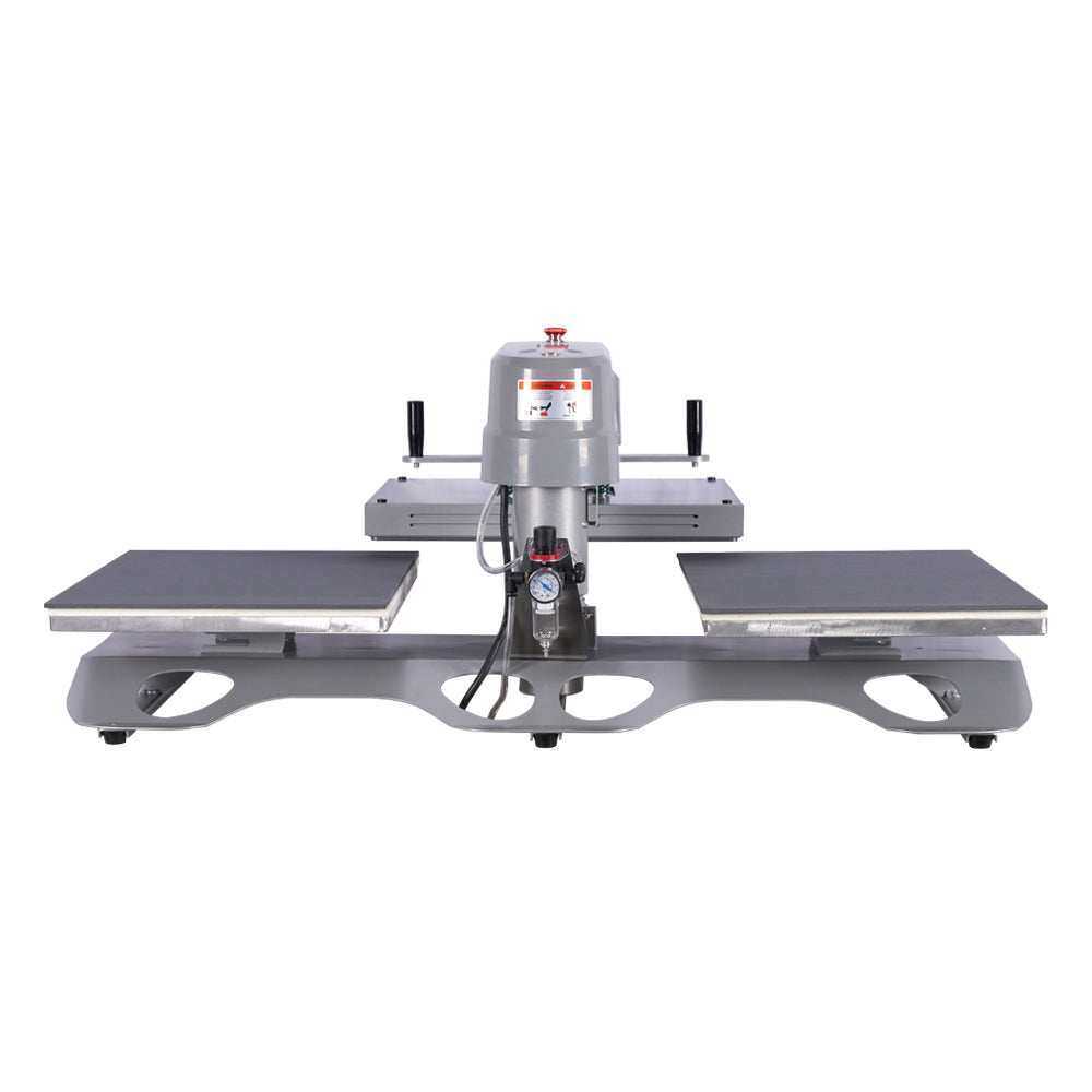 Professional dualstation heat press machine for apparel customization and Tshirt printing
