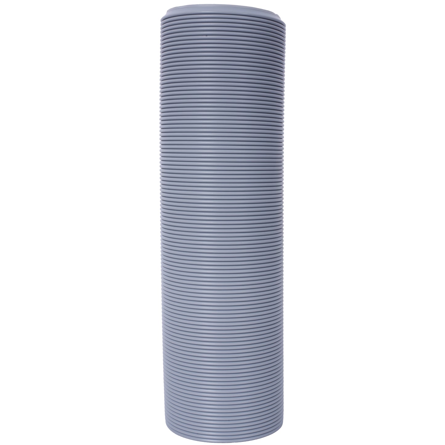 Gray corrugated flexible conduit mm diameter ideal for electrical wire protection