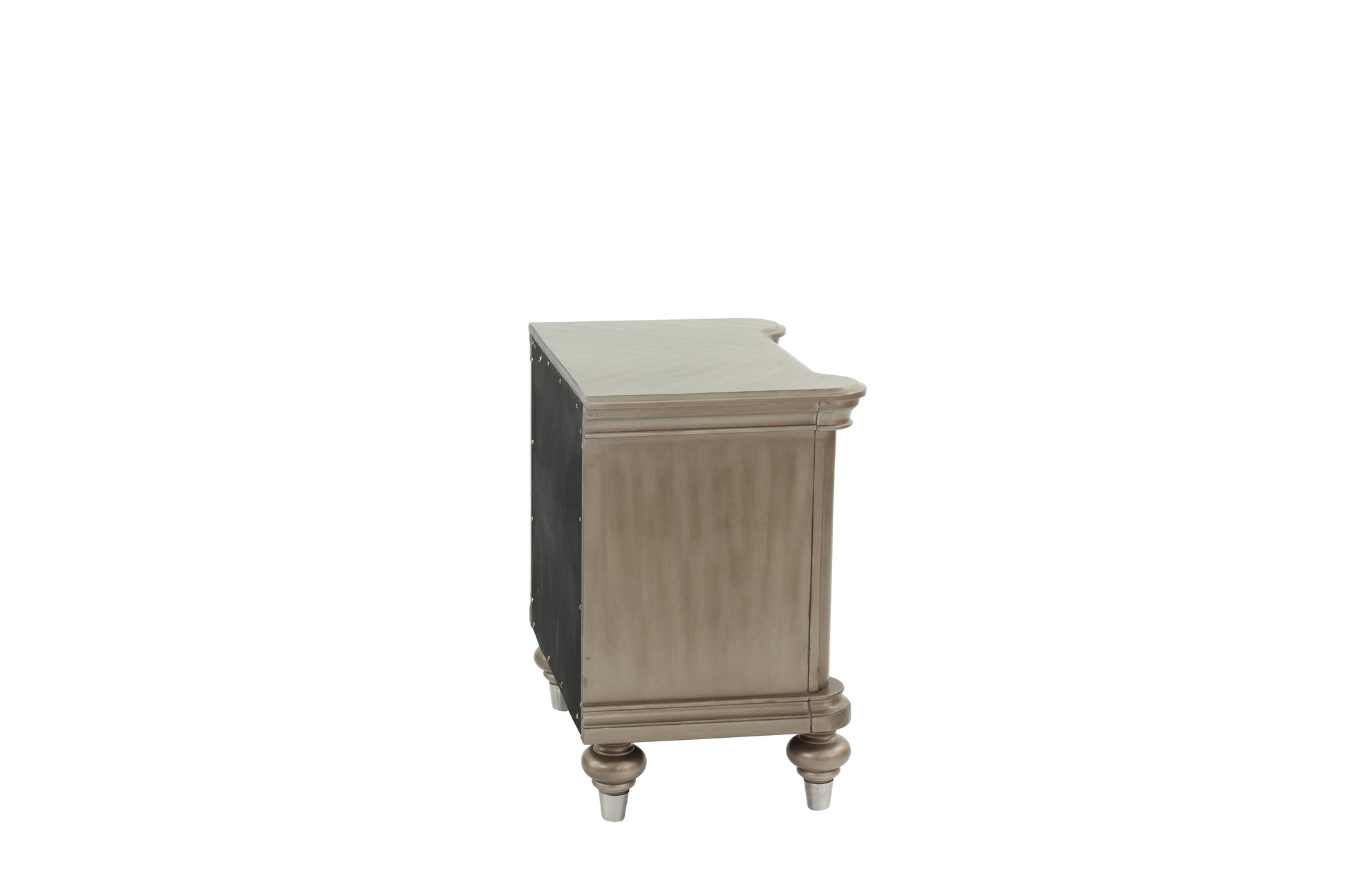 Antique silver dresser with carved legs