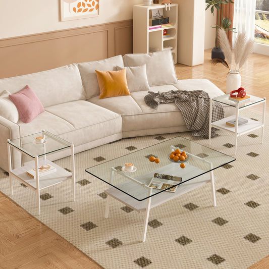 Modern sectional sofa in cream fabric with decorative pillows and throw