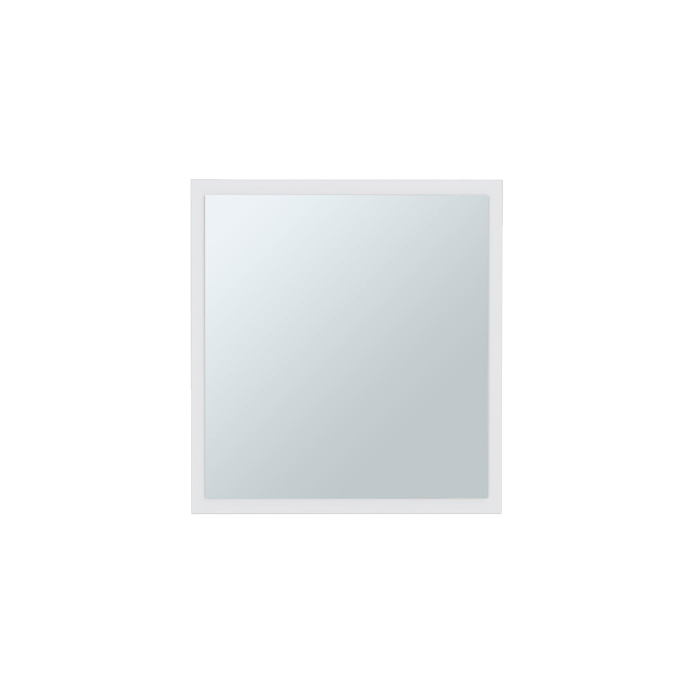 Modern frameless square bathroom mirror sleek design for any vanity