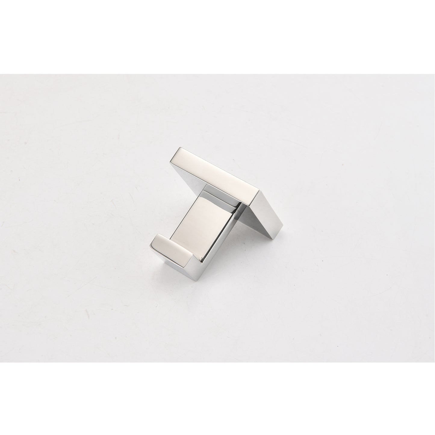 Modern polished chrome wall hook for bathroom accessories