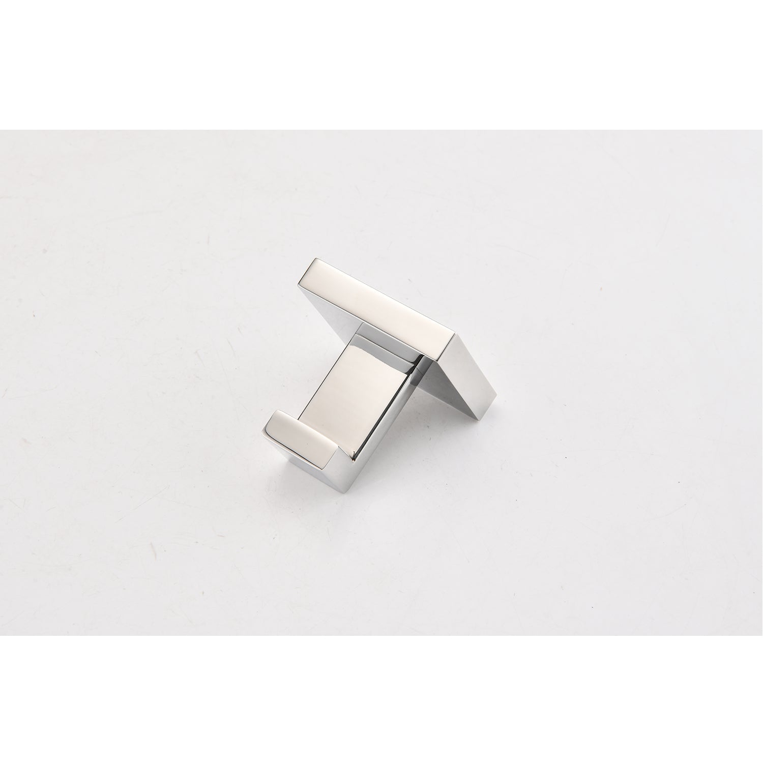 Modern polished chrome wall hook for bathroom accessories