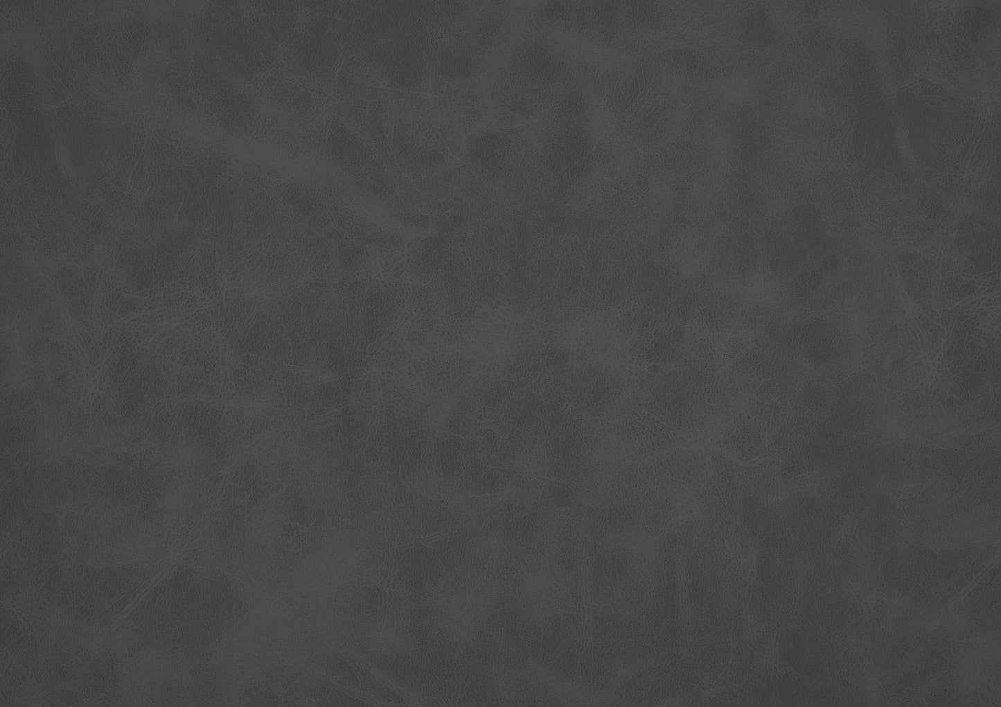 Dark charcoal faux leather texture with subtle creasing ideal for upholstery