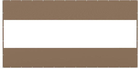 Brown privacy screen with grommets for fence ideal for outdoor privacy