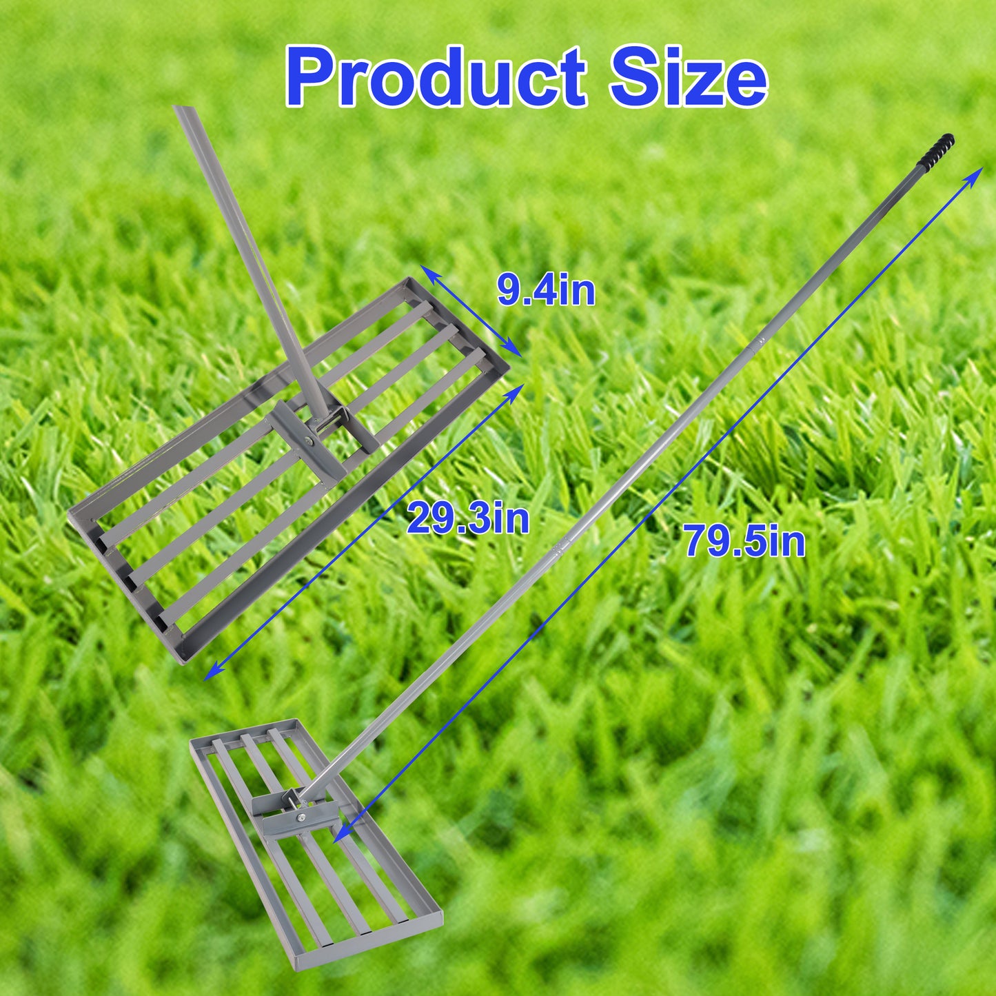 Heavyduty aluminum lawn roller  inches wide for leveling soil and turf