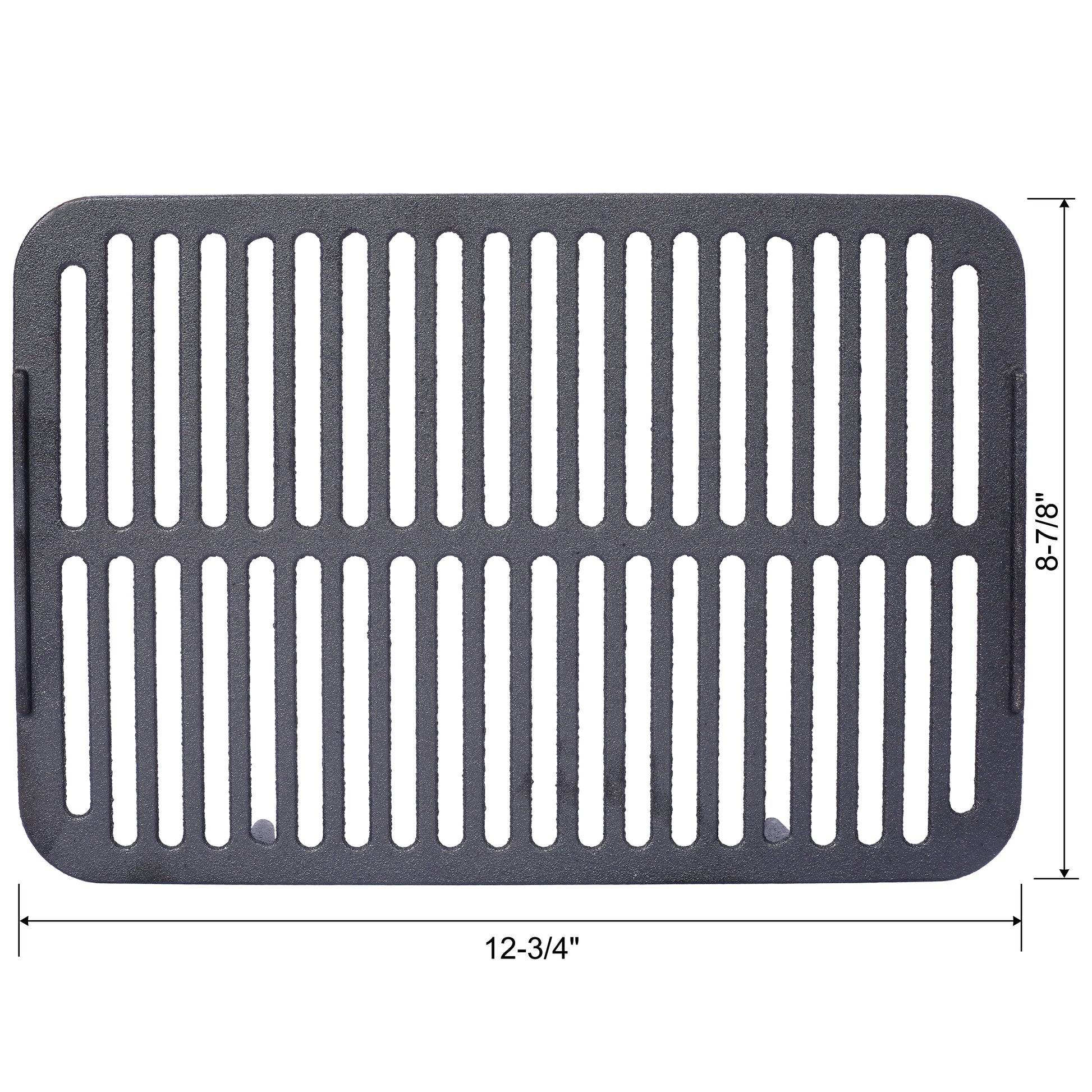 Rectangular cast iron grill grate  inches wide for outdoor cooking