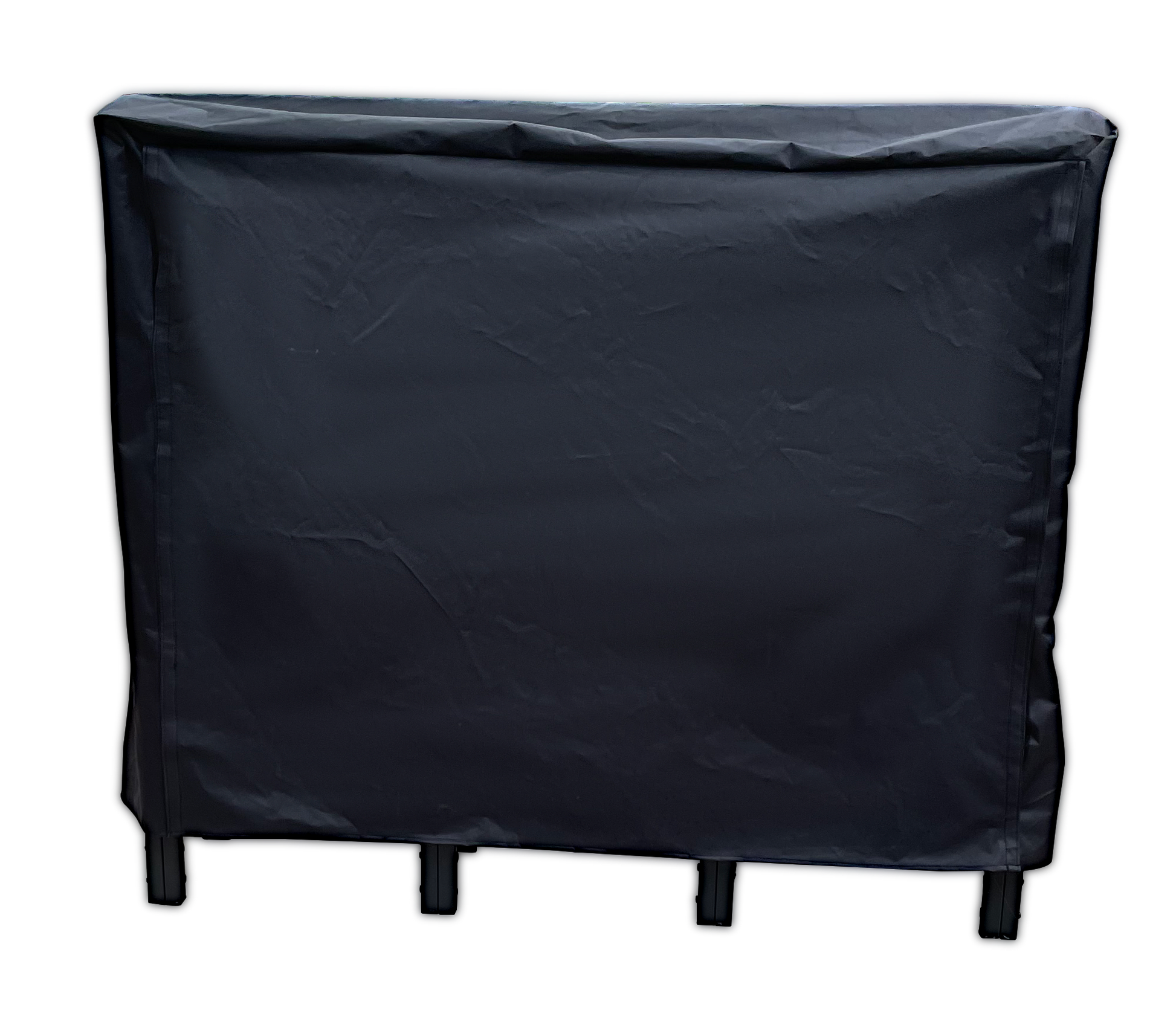 Black heavyduty outdoor storage box cover durable and waterproof