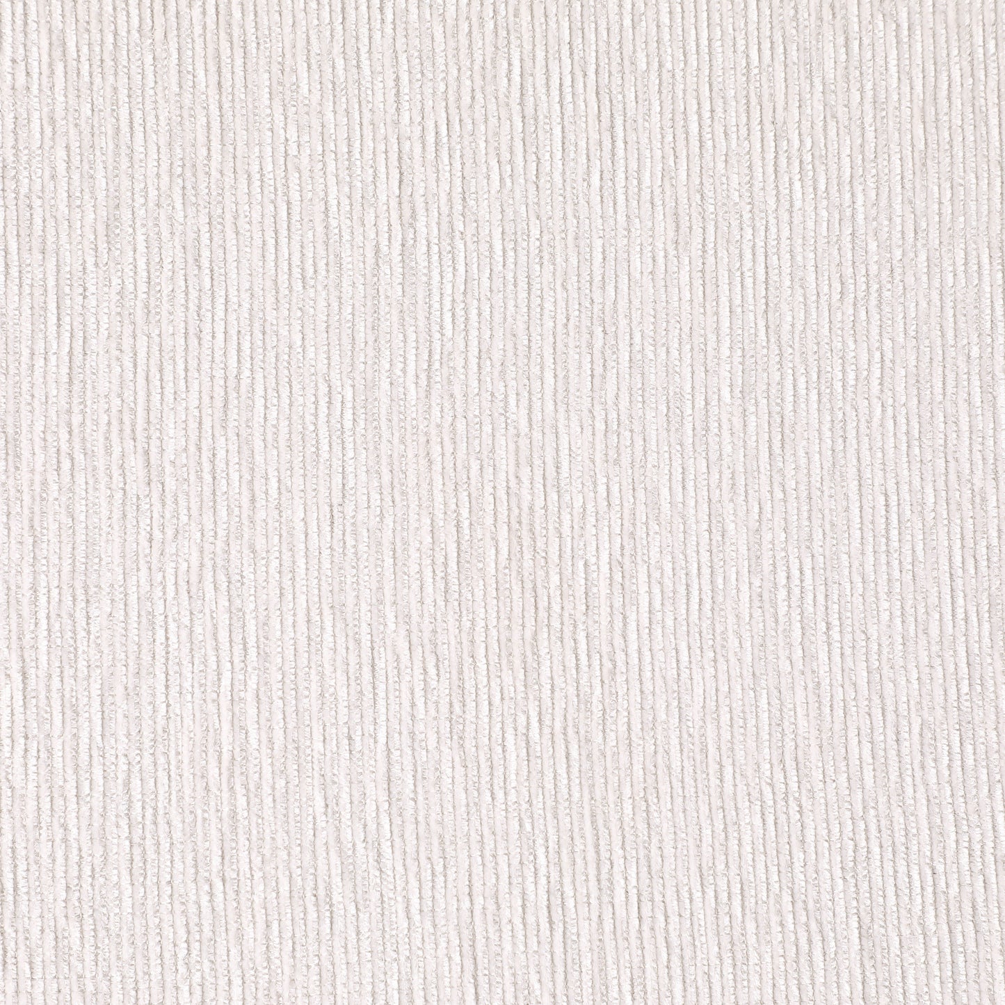 Closeup of white corduroy fabric texture highlighting ribbed pattern
