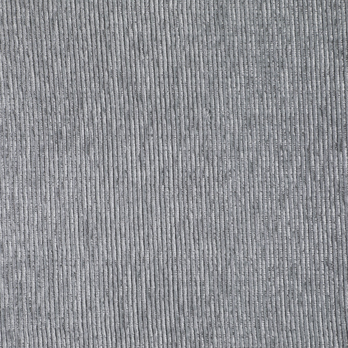 Closeup of textured gray corduroy fabric perfect for upholstery and apparel