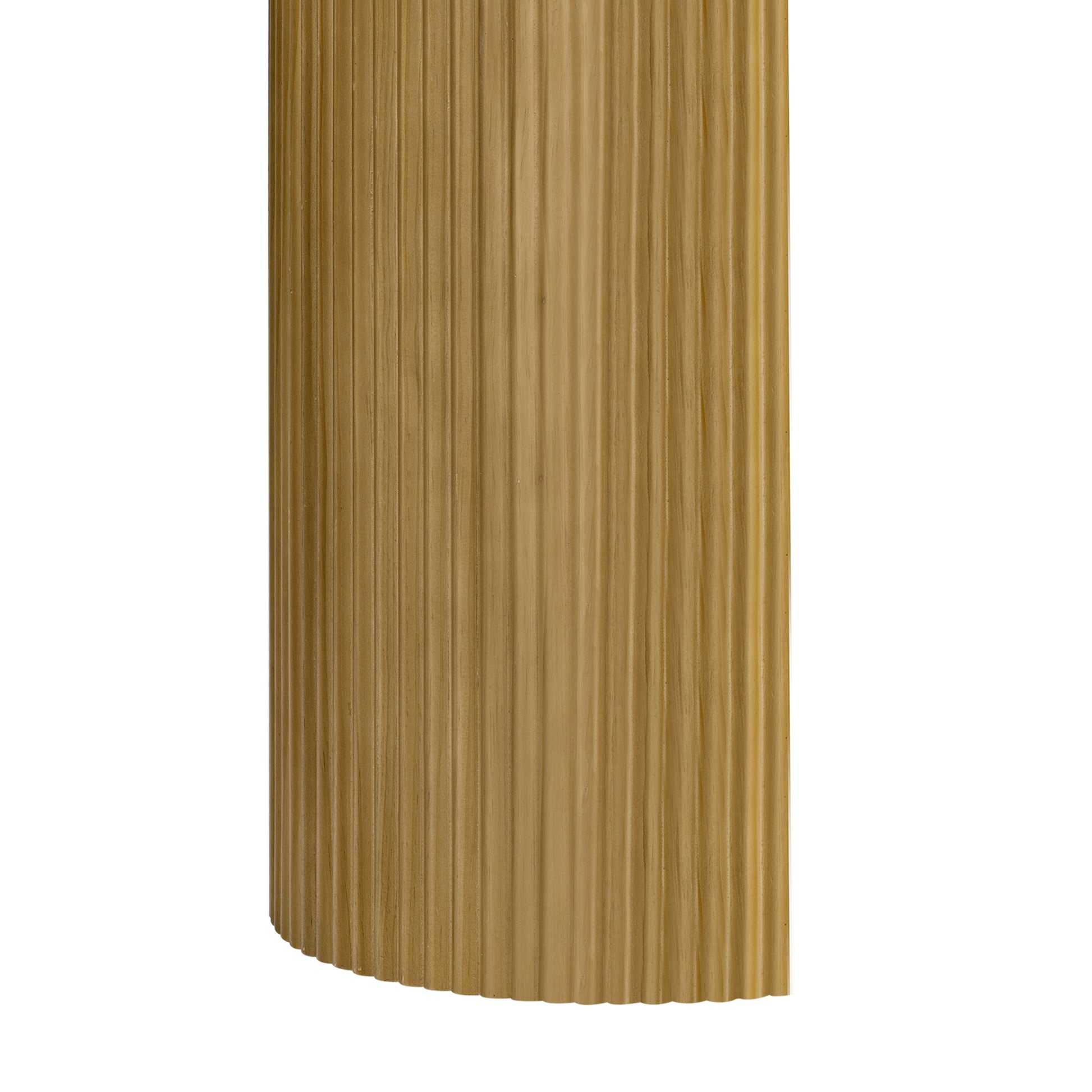 Fluted gold decorative vase with a textured finish perfect for modern interiors