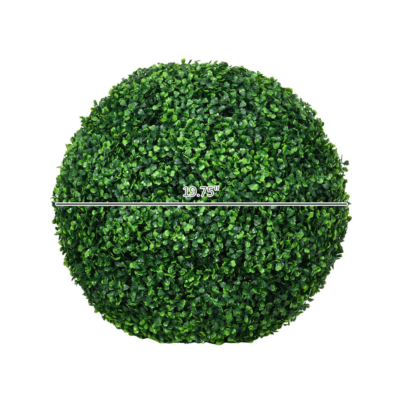 inch artificial boxwood ball realistic green foliage for outdoor decoration