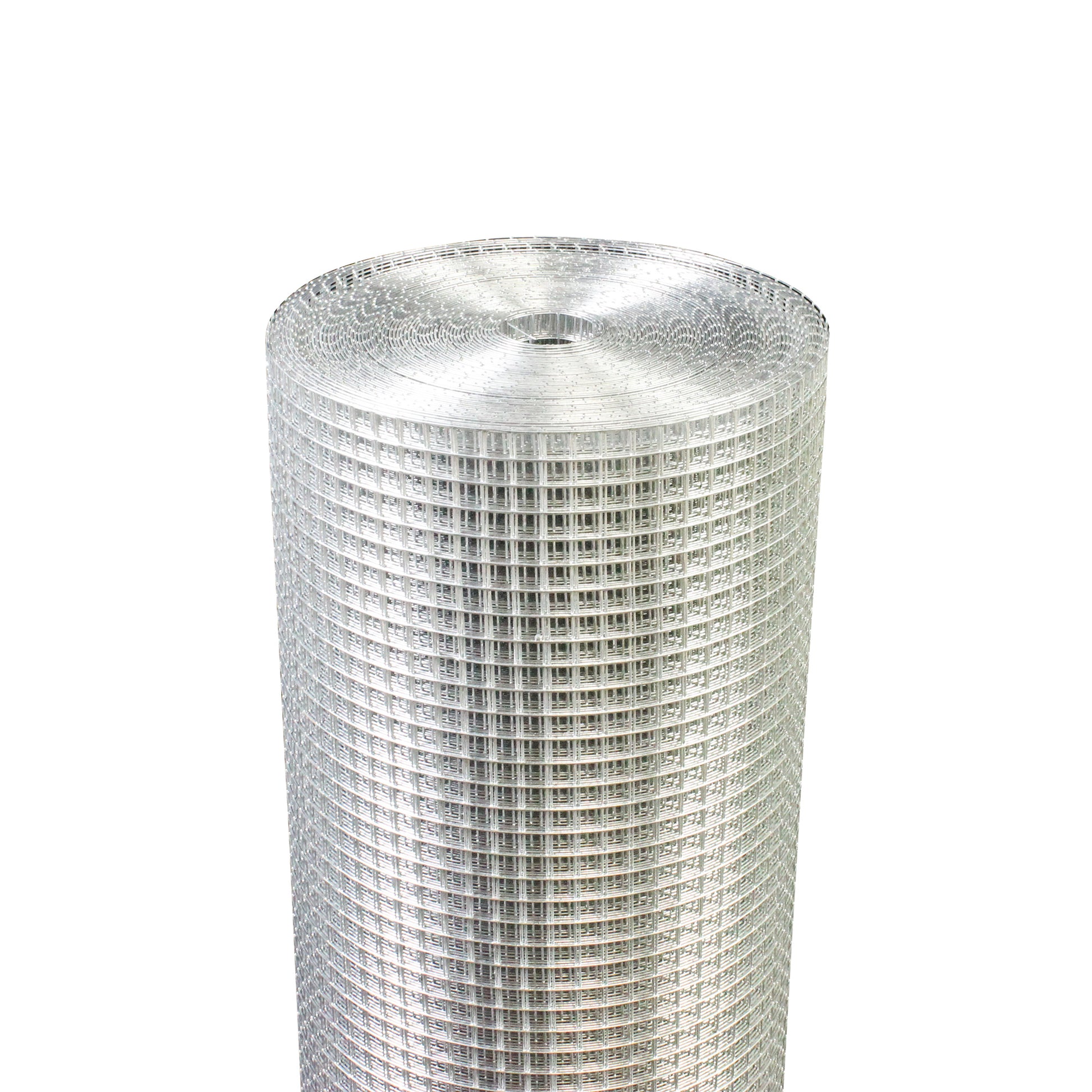 Rolled galvanized wire mesh with square grid for fencing applications