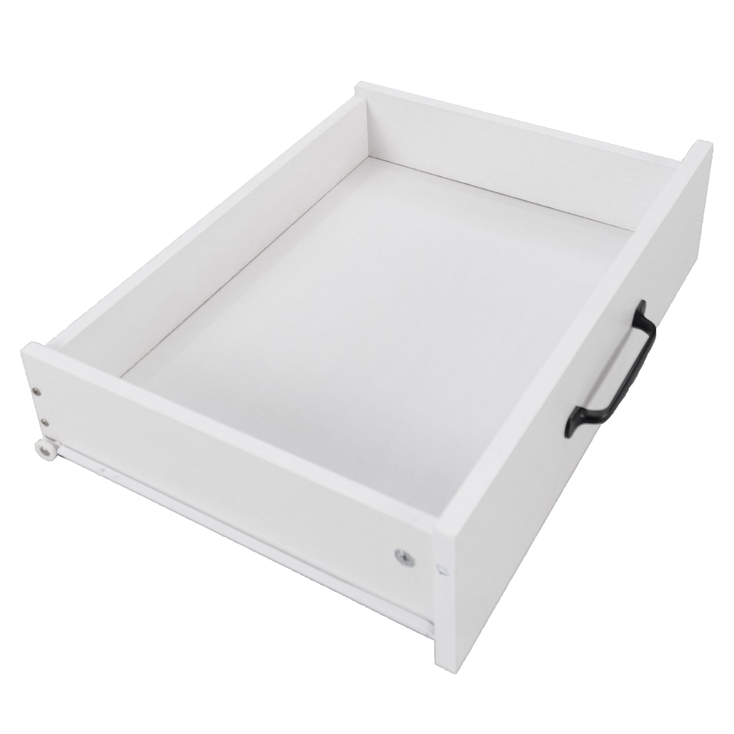TREATLIFE HOME Kitchen Island with Trash Can Storage Cabinet, Drop Leaf Surface, Adjustable Shelf and Towel Rack, Rolling Design, White