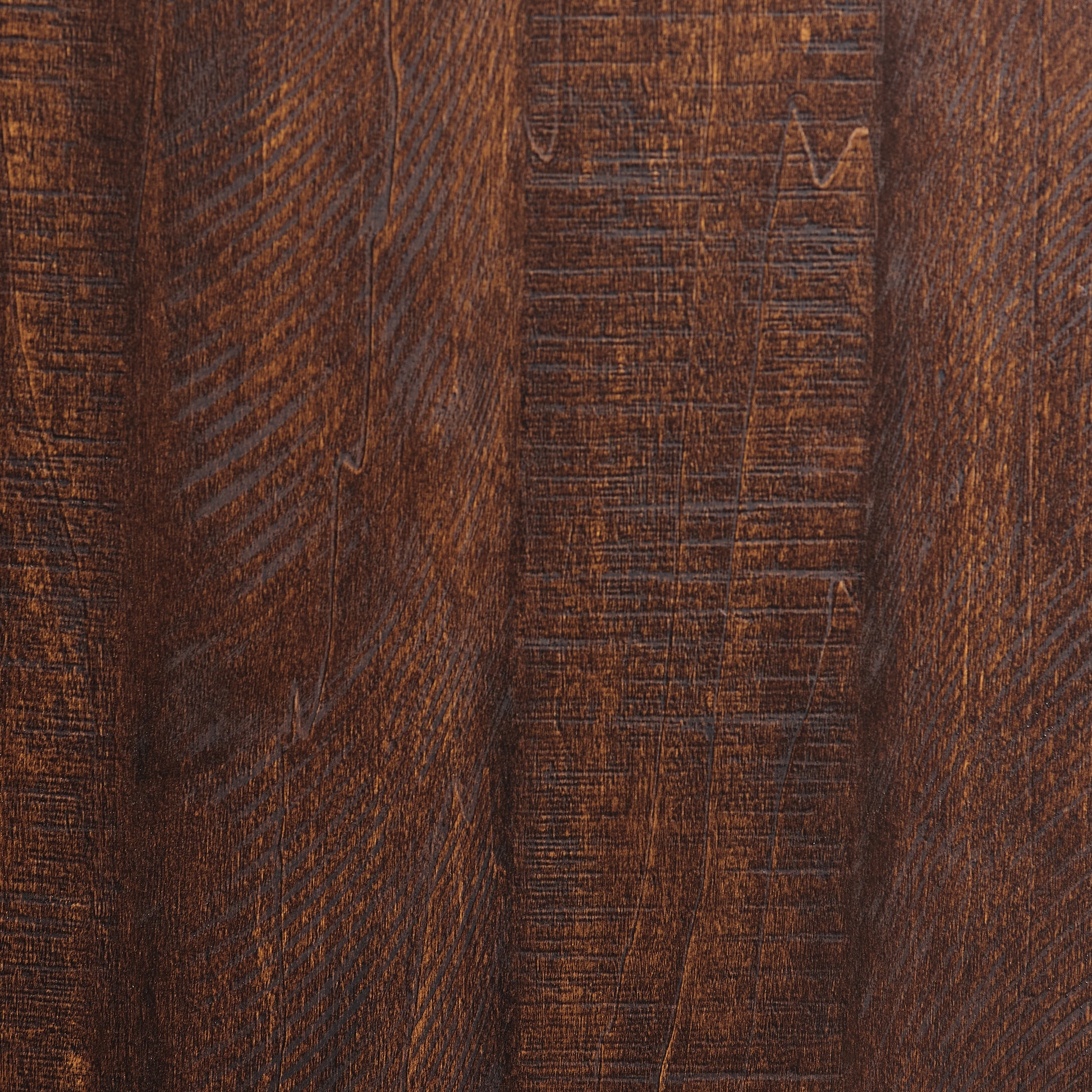 Rich dark oak wood veneer with visible grain texture and subtle sheen ideal for furniture