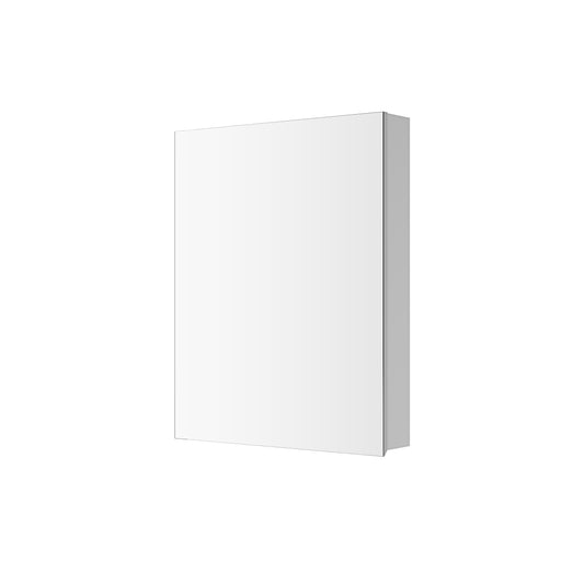Sleek white bathroom cabinet with mirrored door ideal for modern vanities