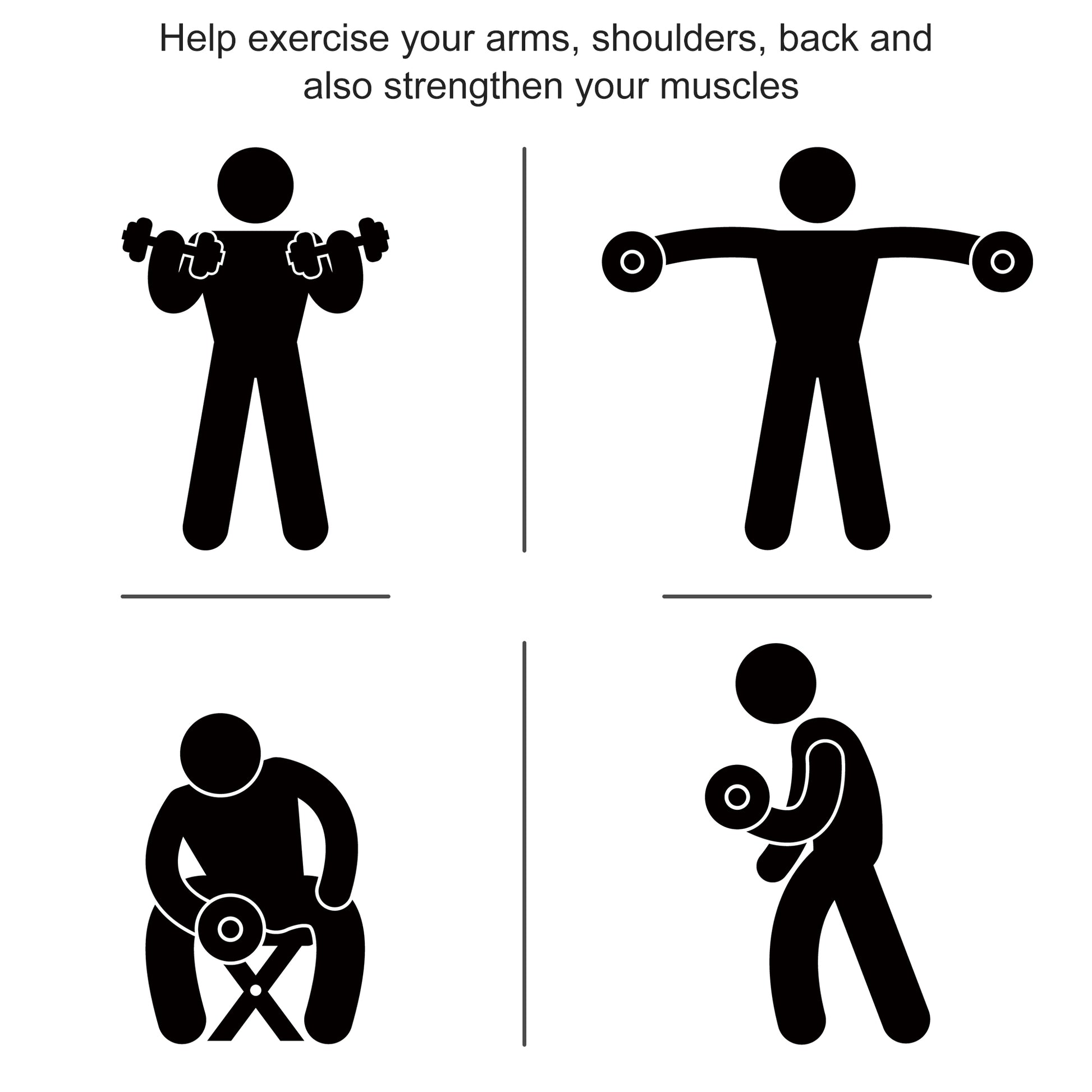 Man performing bicep curls with dumbbells for arm workout