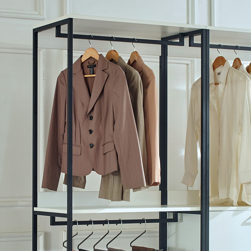 Brown pinstripe blazer for women