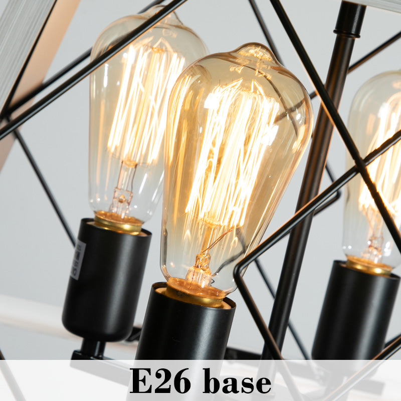 Edison bulb with exposed filament E base amber glass for vintage decor