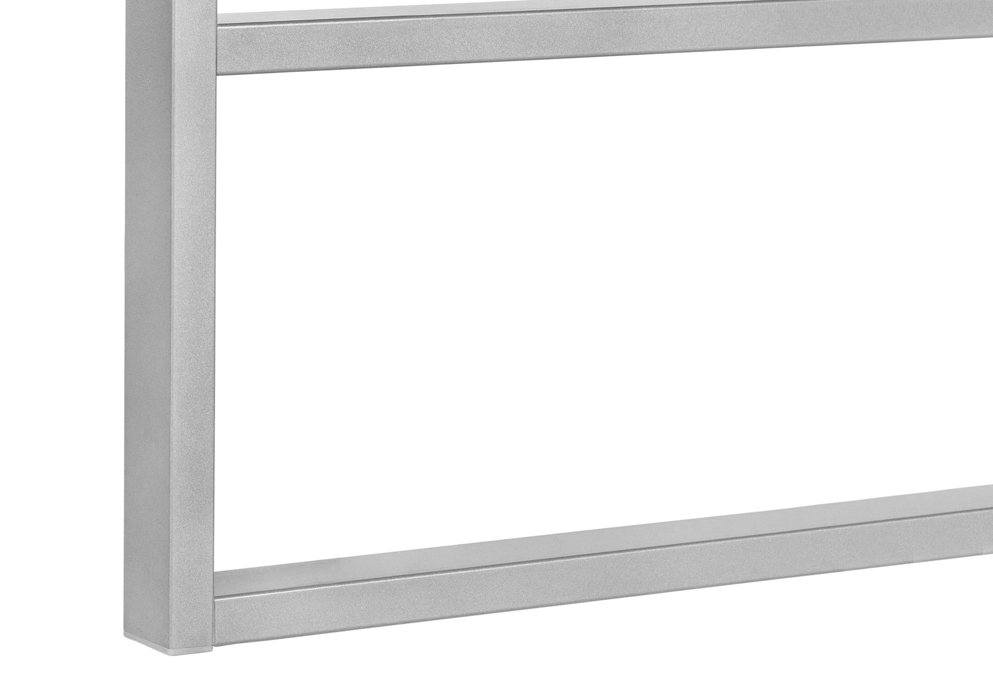 Modern silver aluminum frame minimalist design for a gallery wall