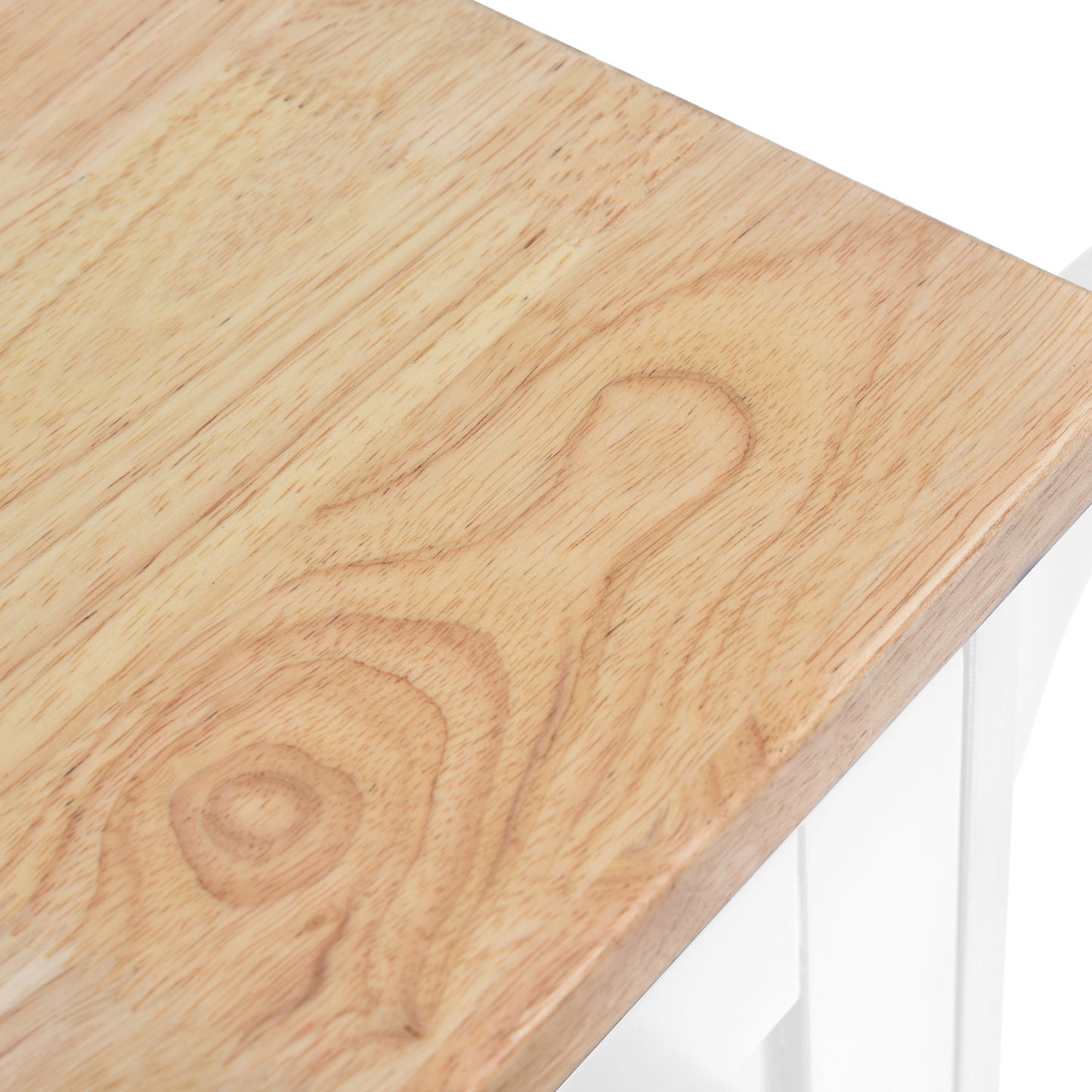 Natural wood grain countertop detail