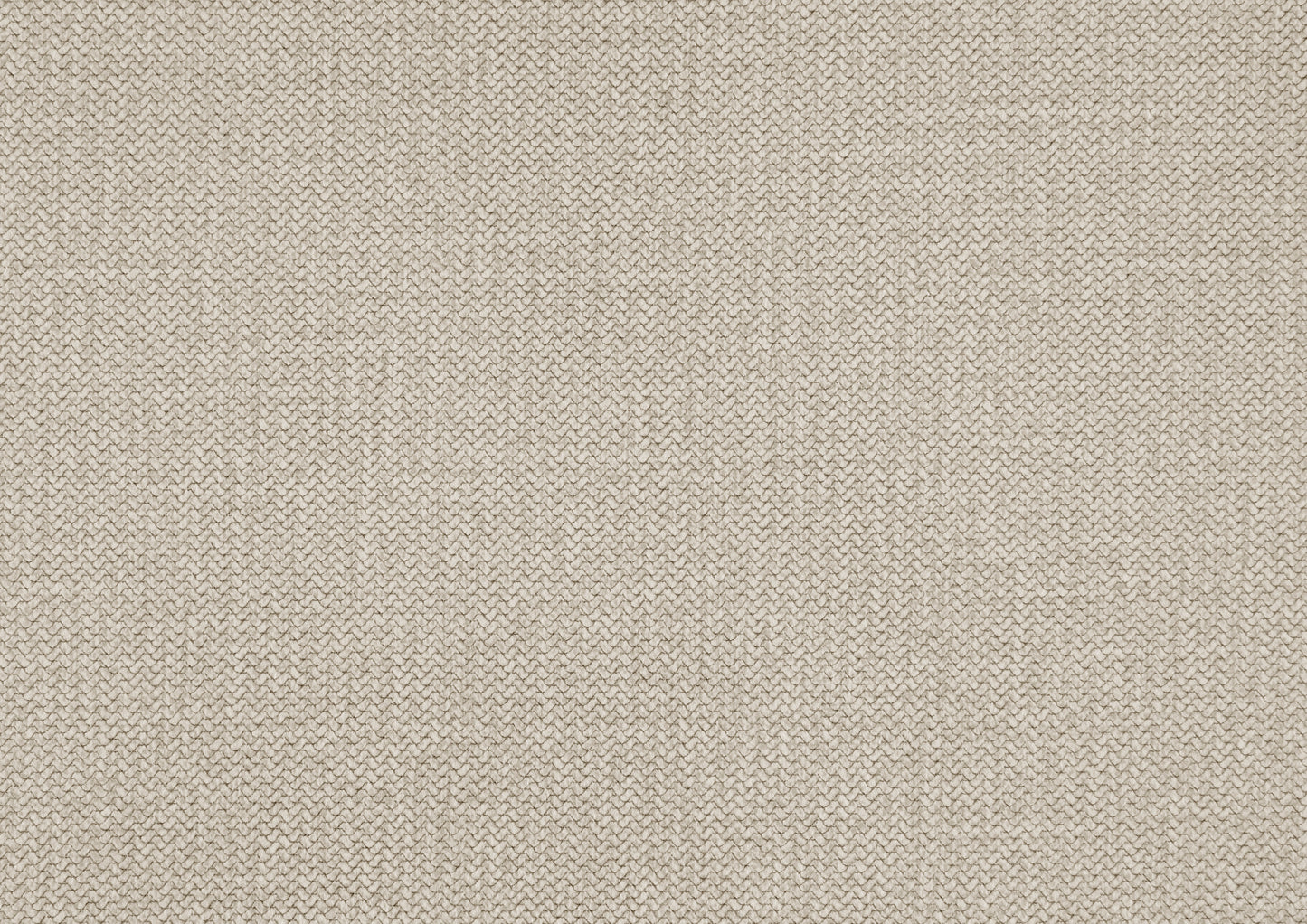Closeup of textured beige woven fabric with a subtle chevron pattern ideal for upholstery