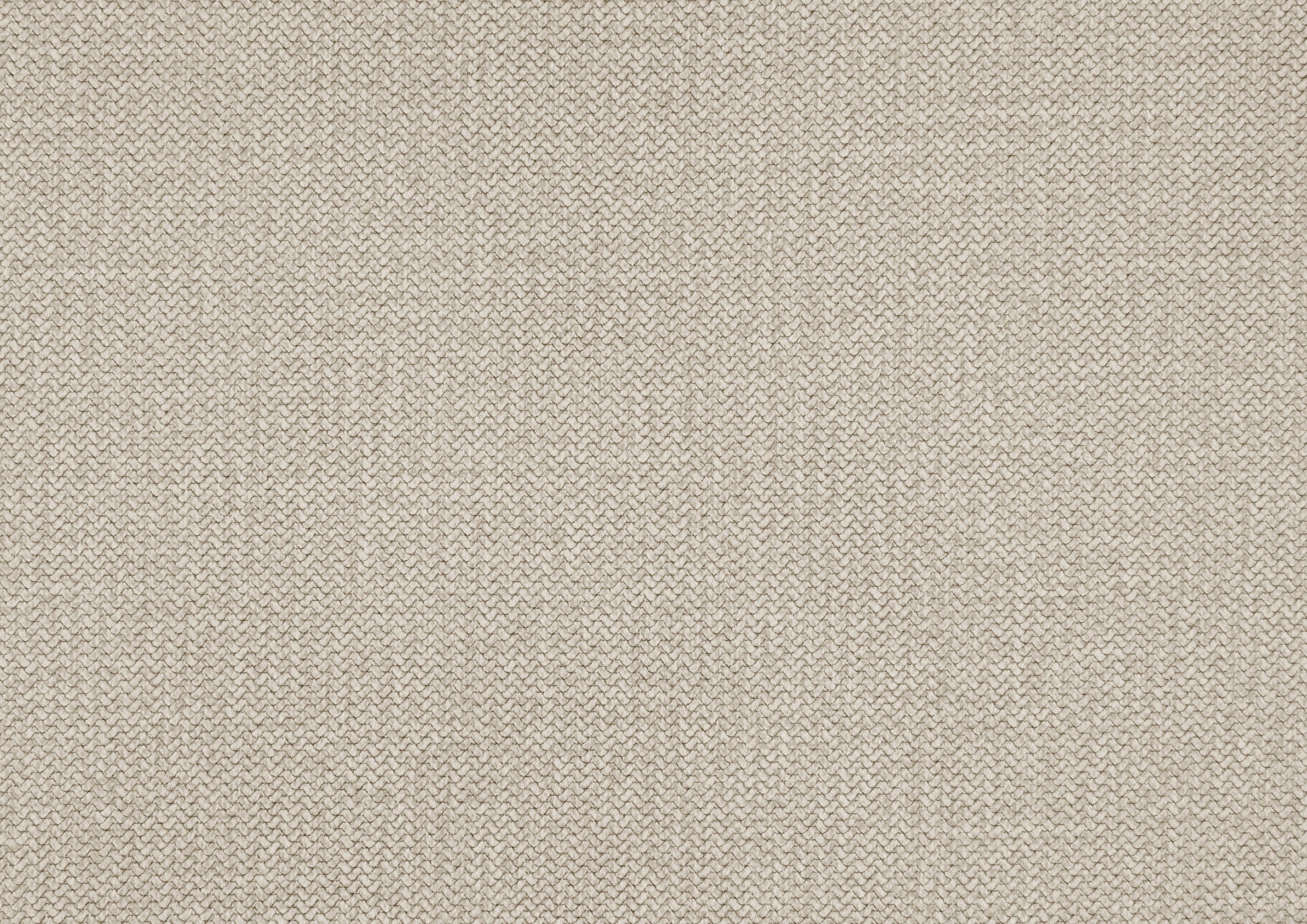Closeup of textured beige woven fabric with a subtle chevron pattern ideal for upholstery