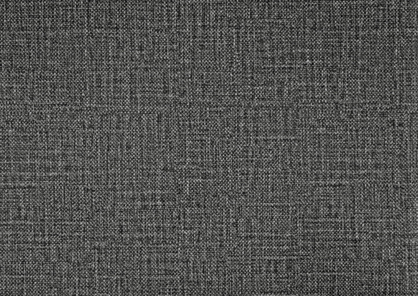 Closeup of textured dark grey woven fabric ideal for upholstery