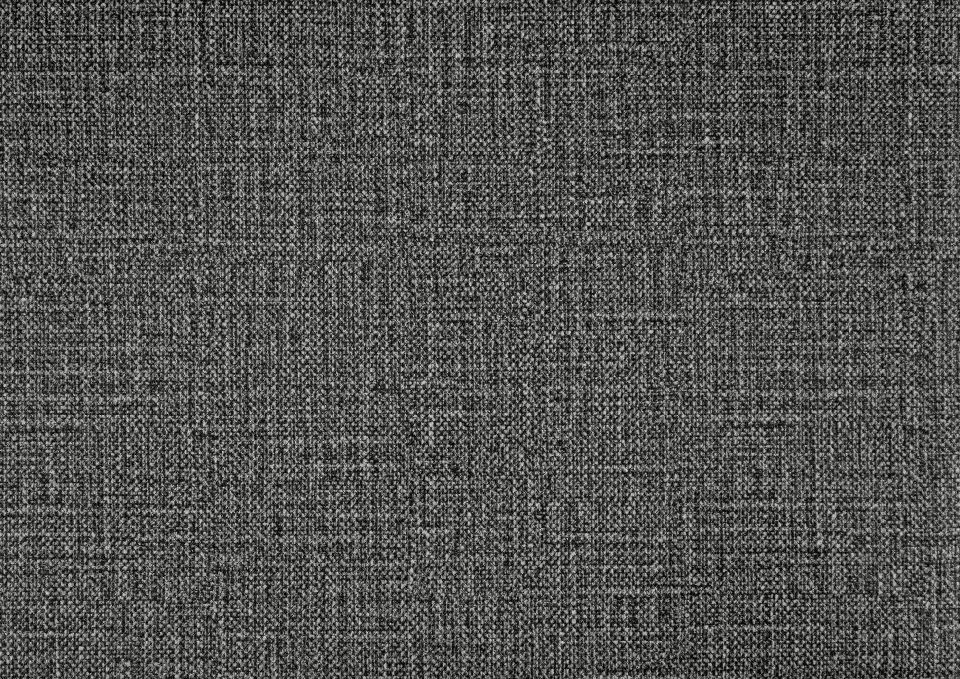 Closeup of textured dark grey woven fabric ideal for upholstery