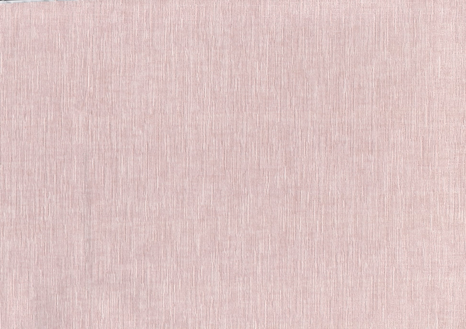 Soft pink textured fabric with vertical weave detail for upholstery or decor