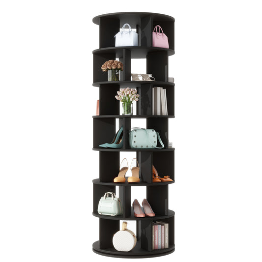 White leather handbag with dual top handles displayed on a shelf