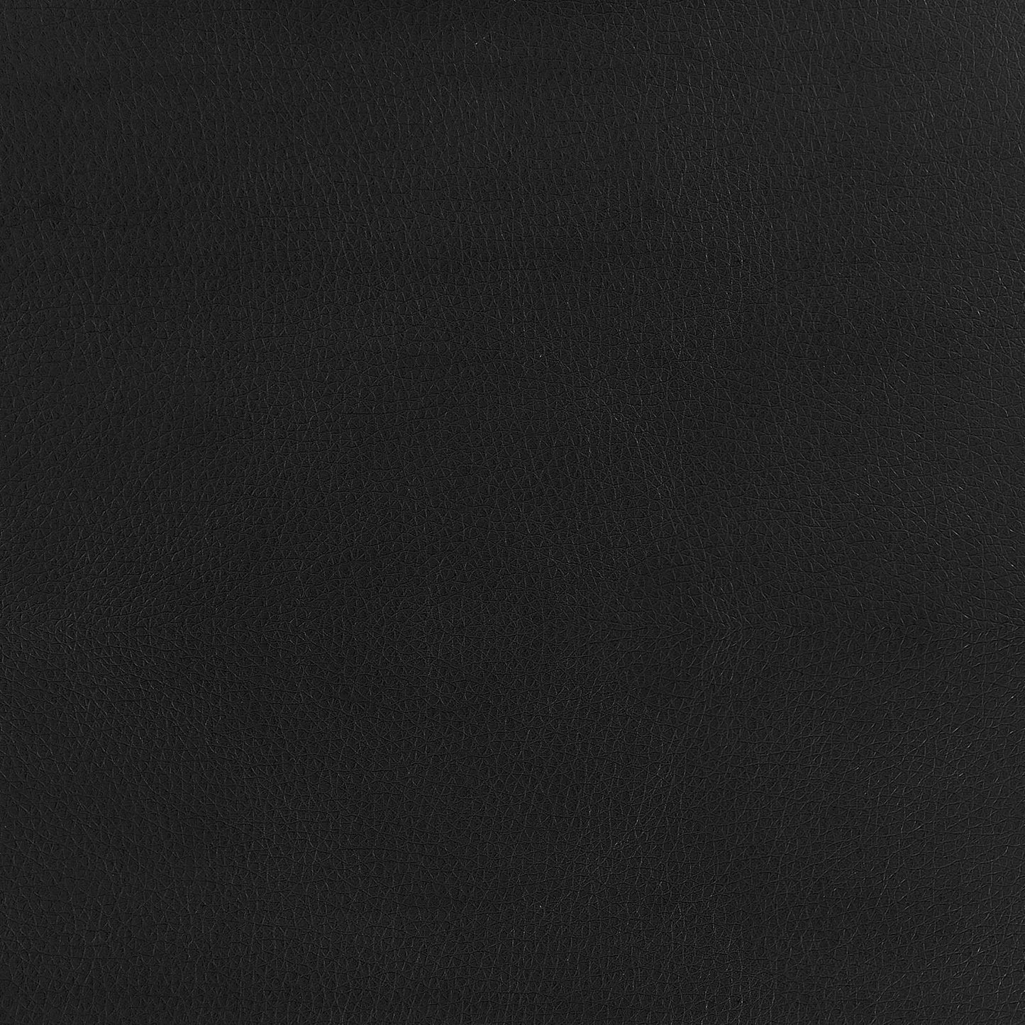 Black textured faux leather swatch for upholstery projects