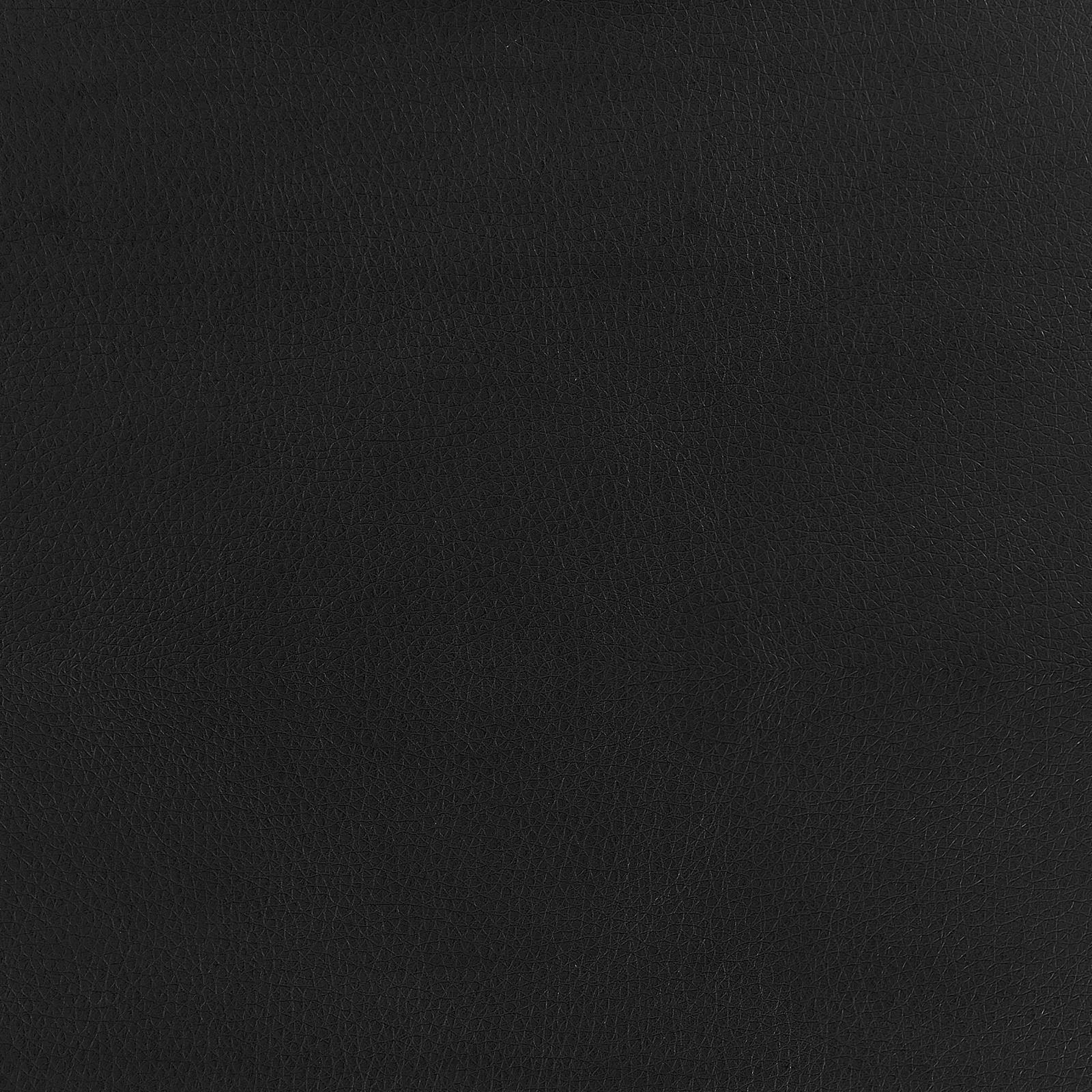 Black textured faux leather swatch for upholstery projects