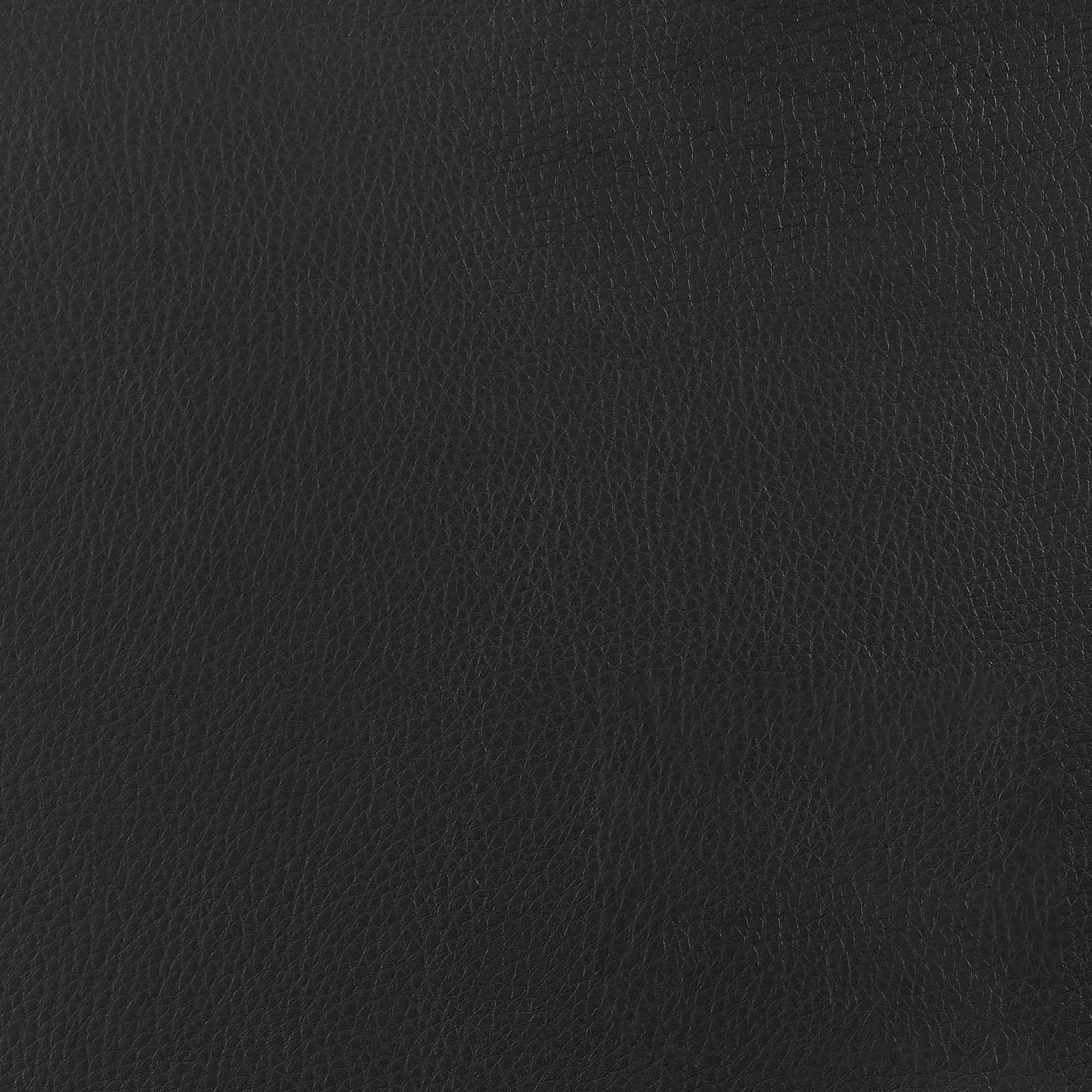 Closeup of textured black vegan leather fabric ideal for upholstery and accessories