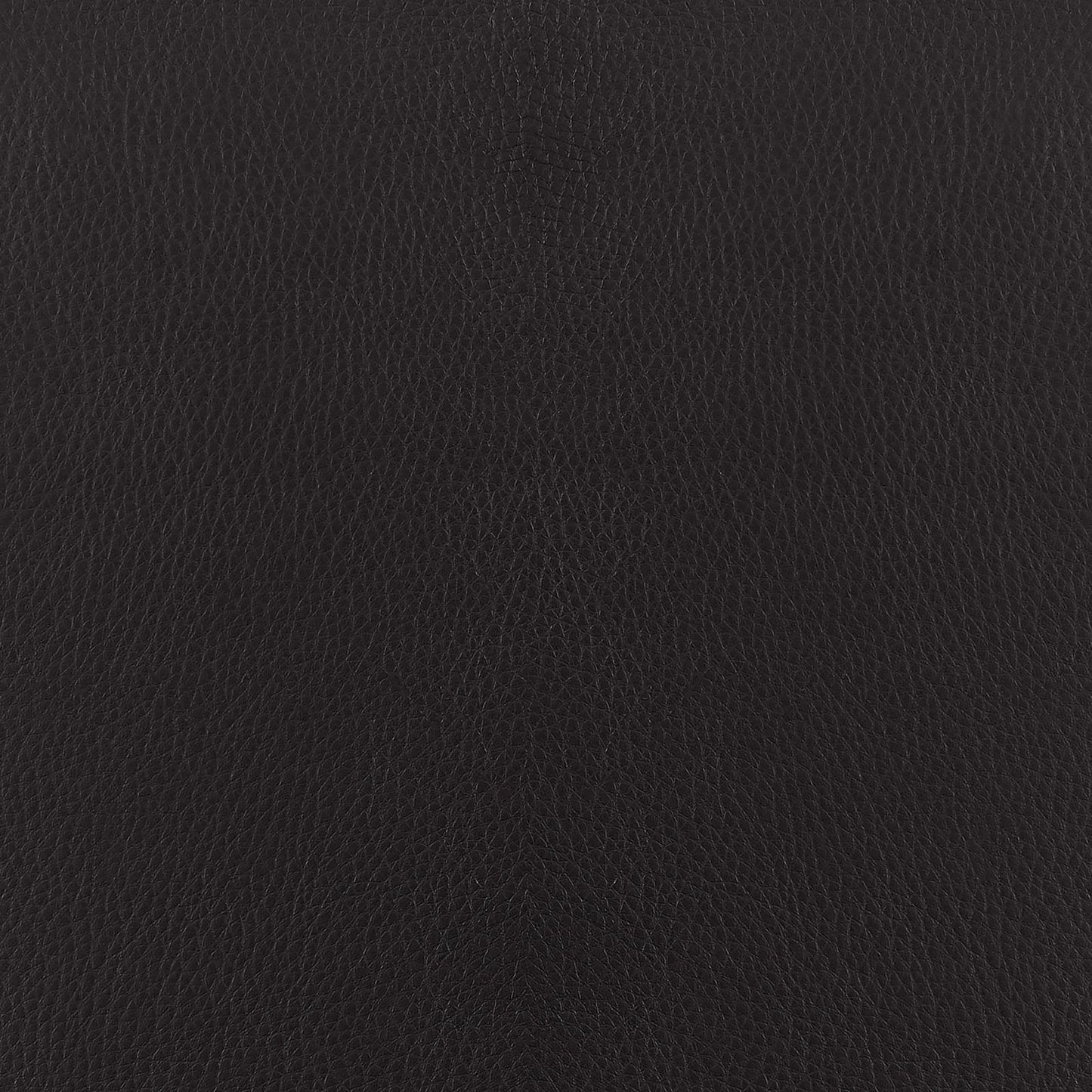 Closeup texture of black pebble grain leather for upholstery