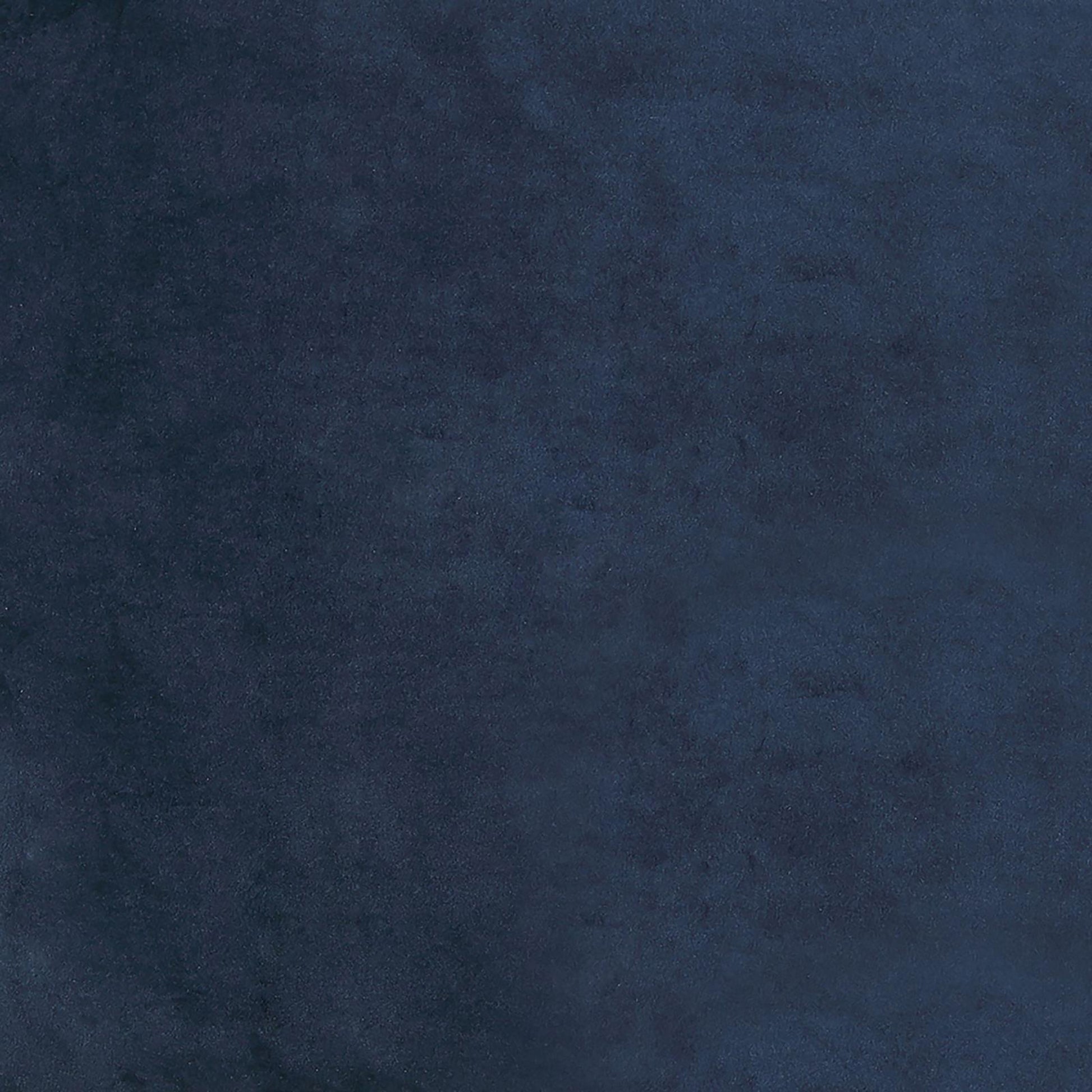 Deep navy blue suede fabric texture for upholstery