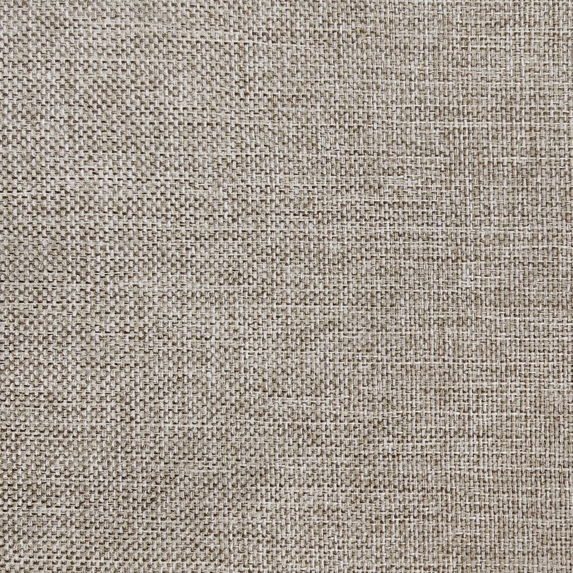 Textured natural beige linen fabric with a visible weave pattern