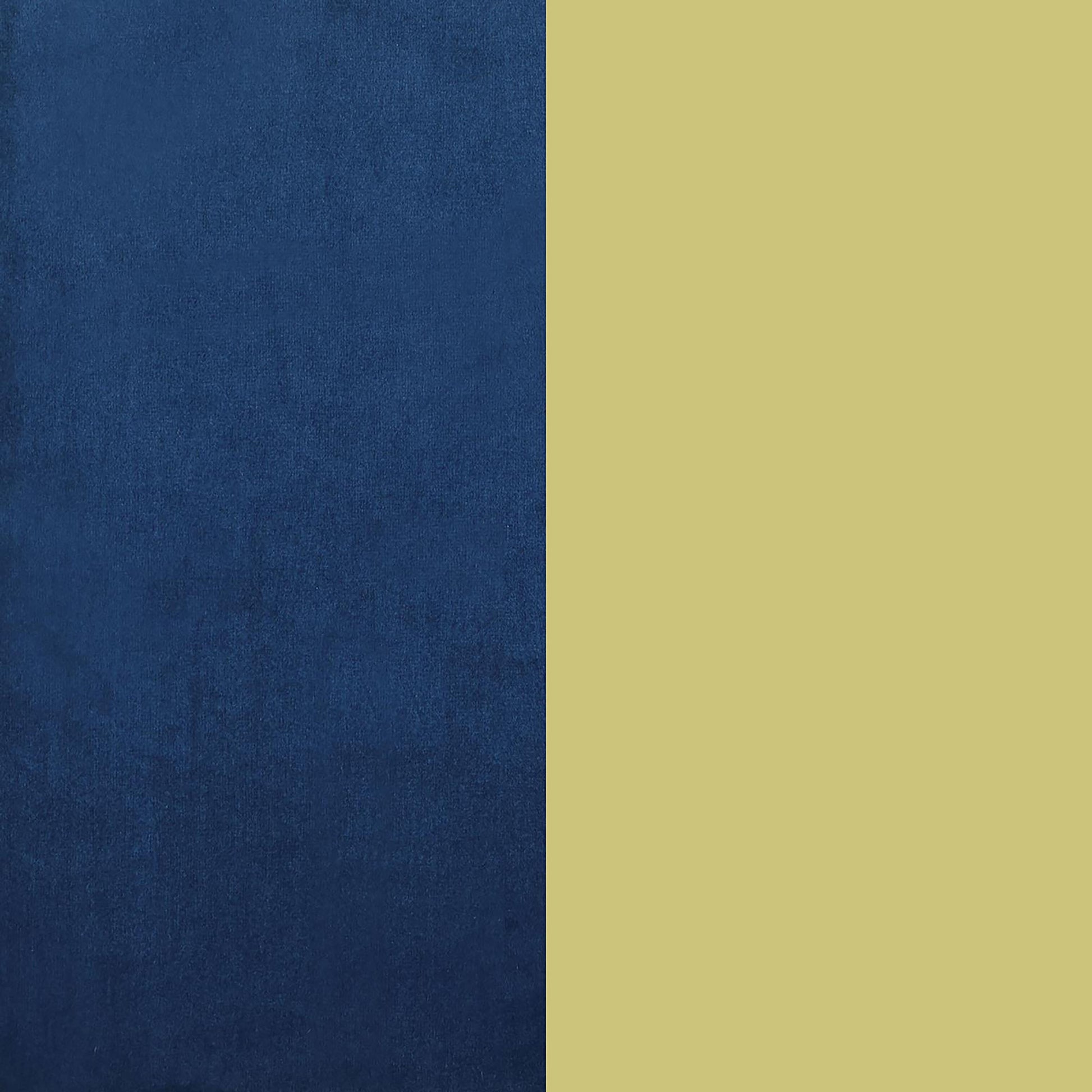 Deep navy blue velvet fabric swatch with a smooth texture and subtle sheen