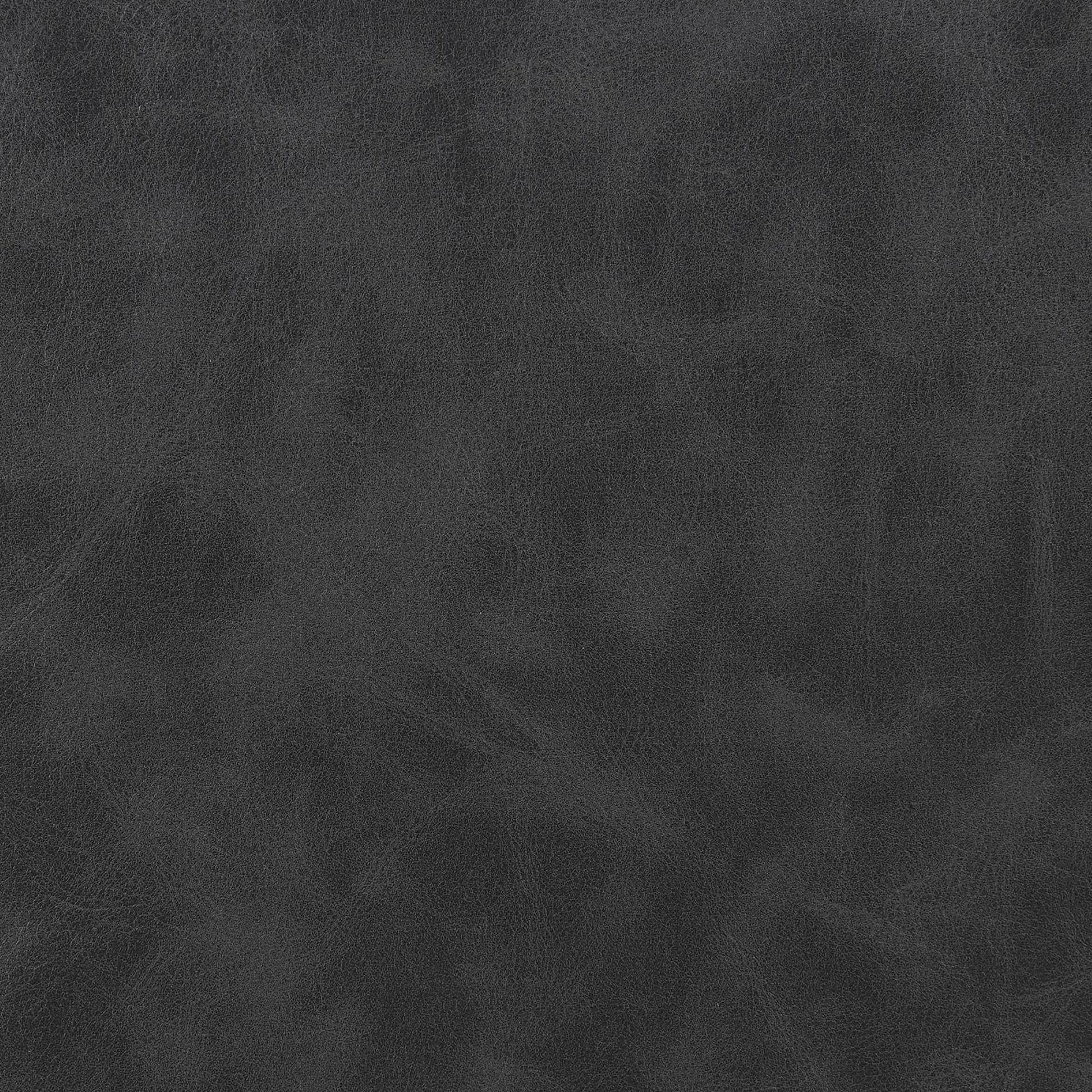 Dark charcoal leather texture with subtle grain for upholstery projects