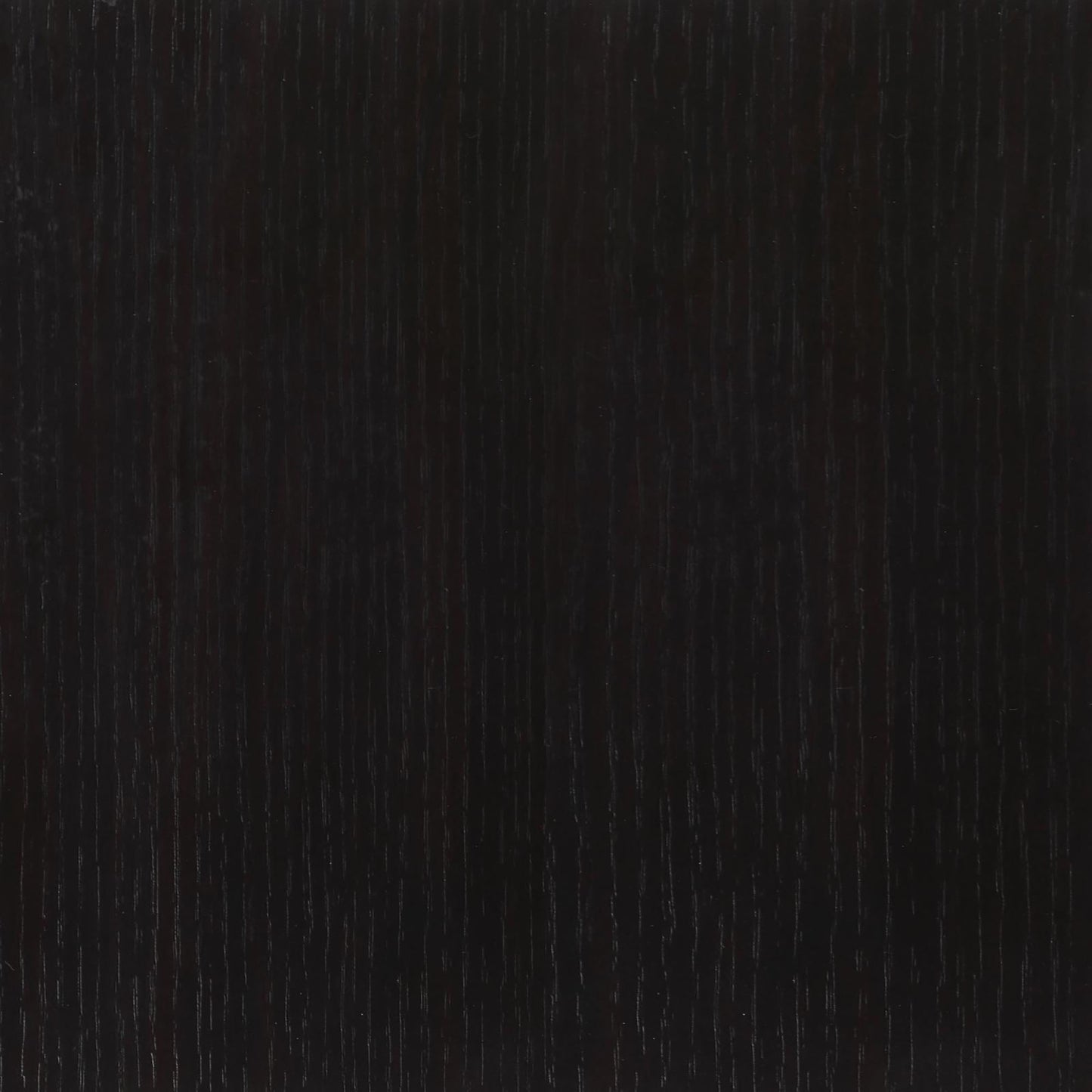Dark stained oak veneer sample with vertical grain