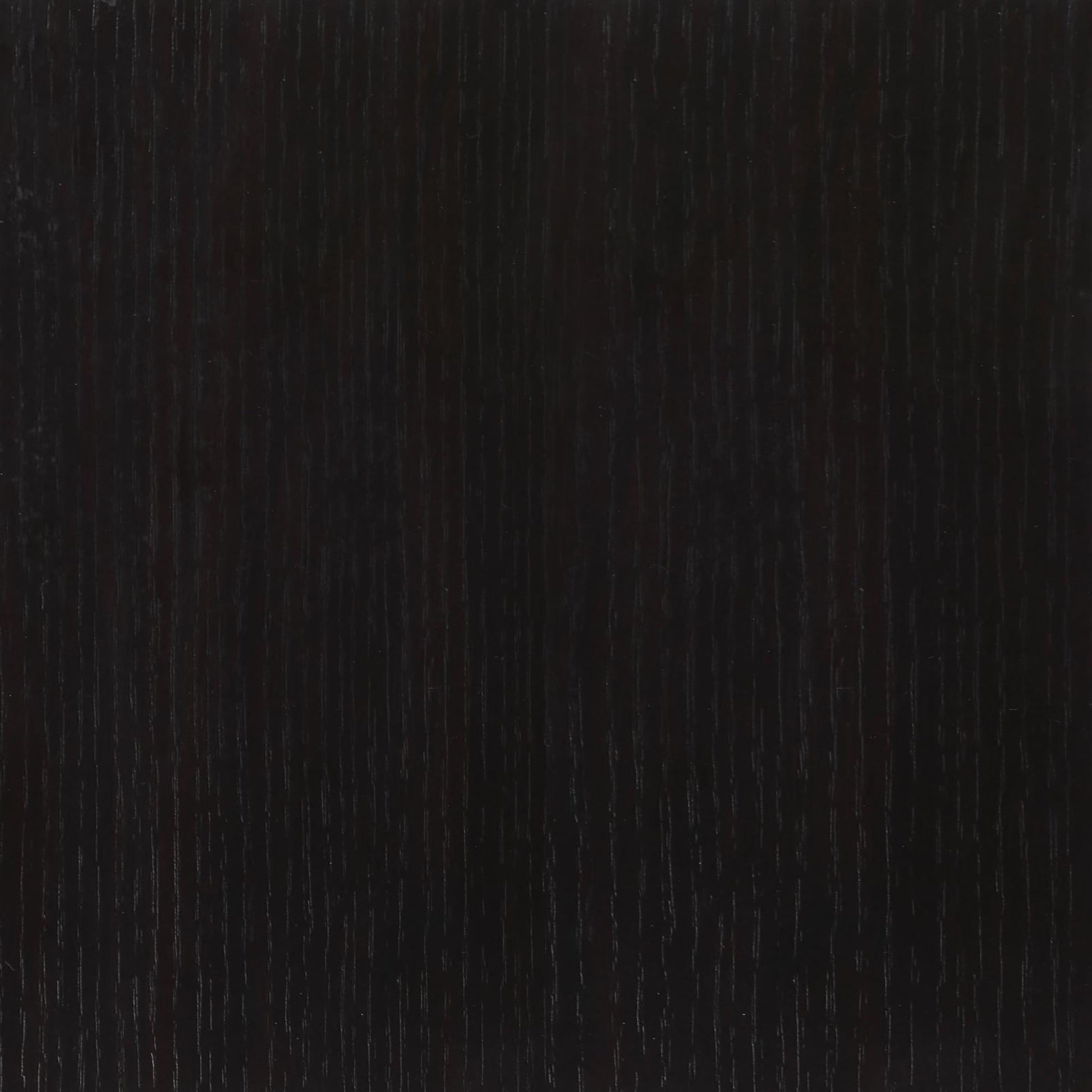 Dark stained oak veneer sample with vertical grain