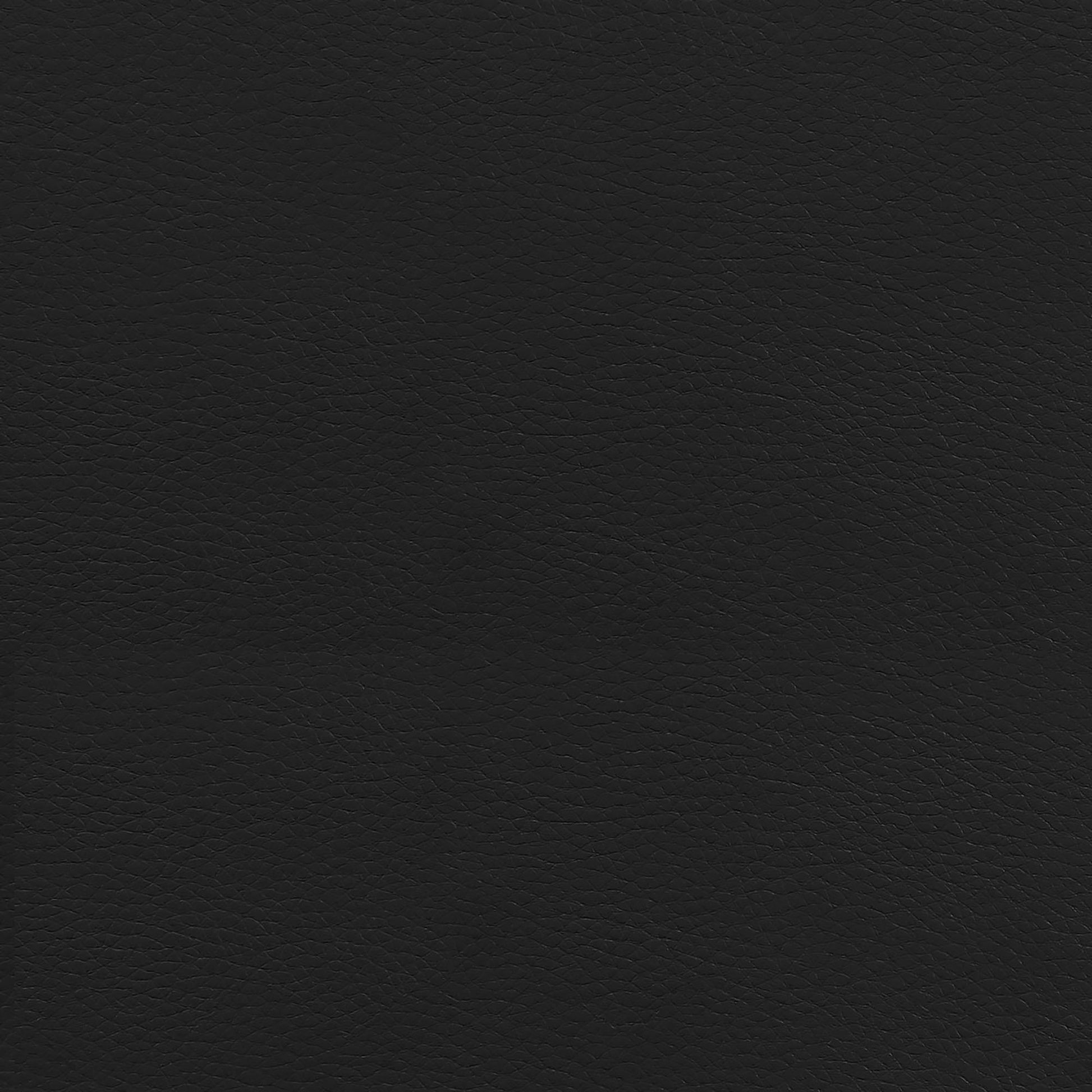 Textured black faux leather material for upholstery projects