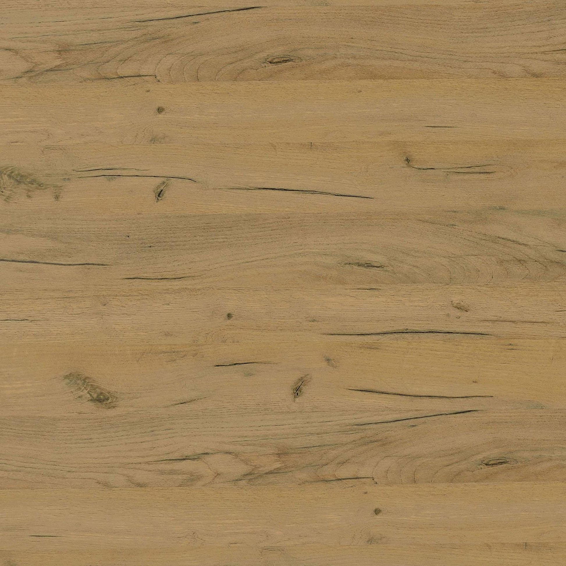 Natural oak wood grain laminate with dark veins ideal for kitchen countertops