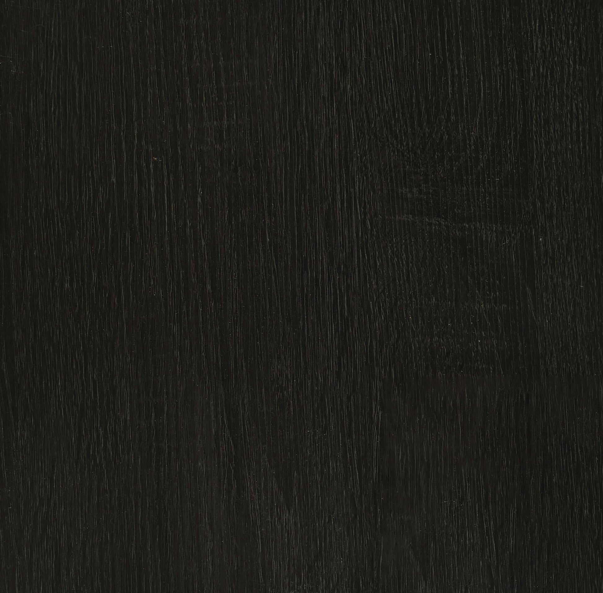 Closeup of dark stained oak wood texture with subtle vertical grain for furniture