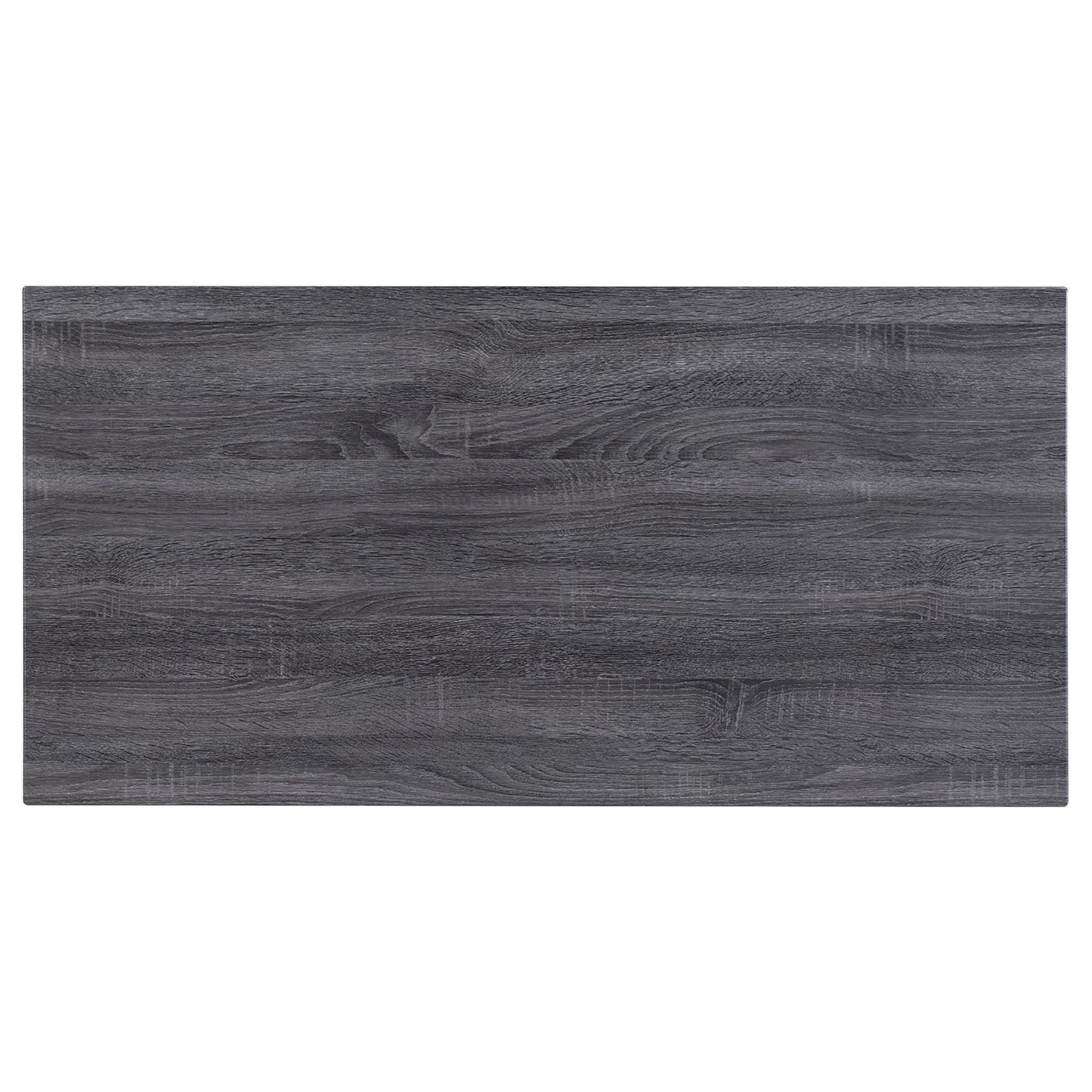 Dark grey wood grain laminate shelf modern design for storage solutions