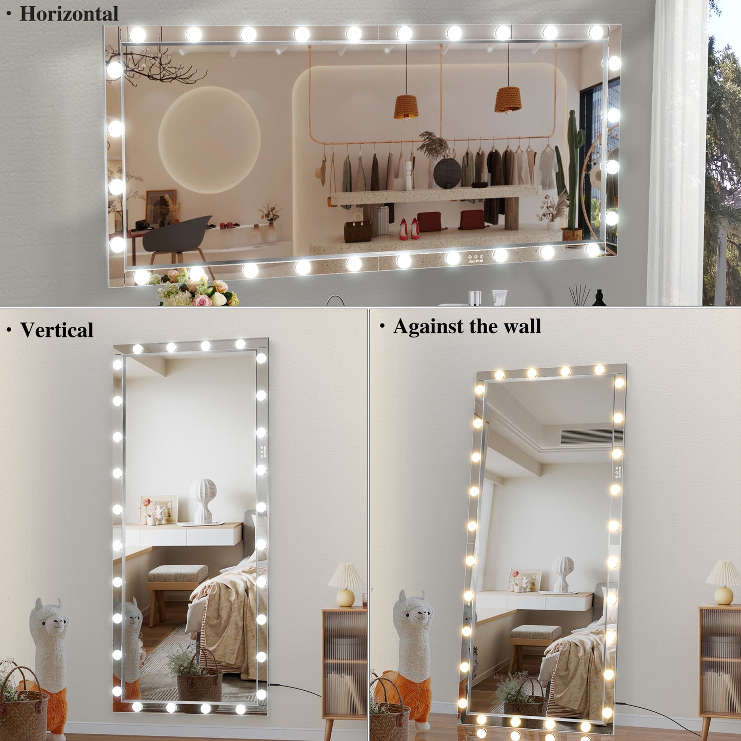 Hollywood vanity mirror with lights