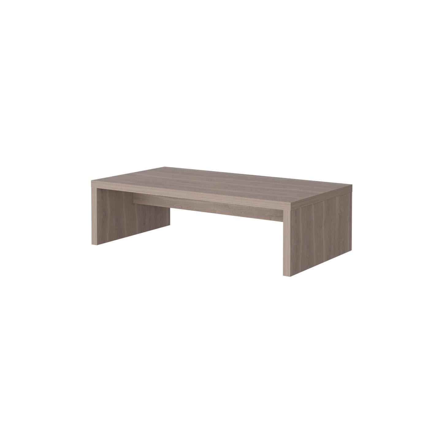 Modern grey oak finish coffee table with clean lines for living room